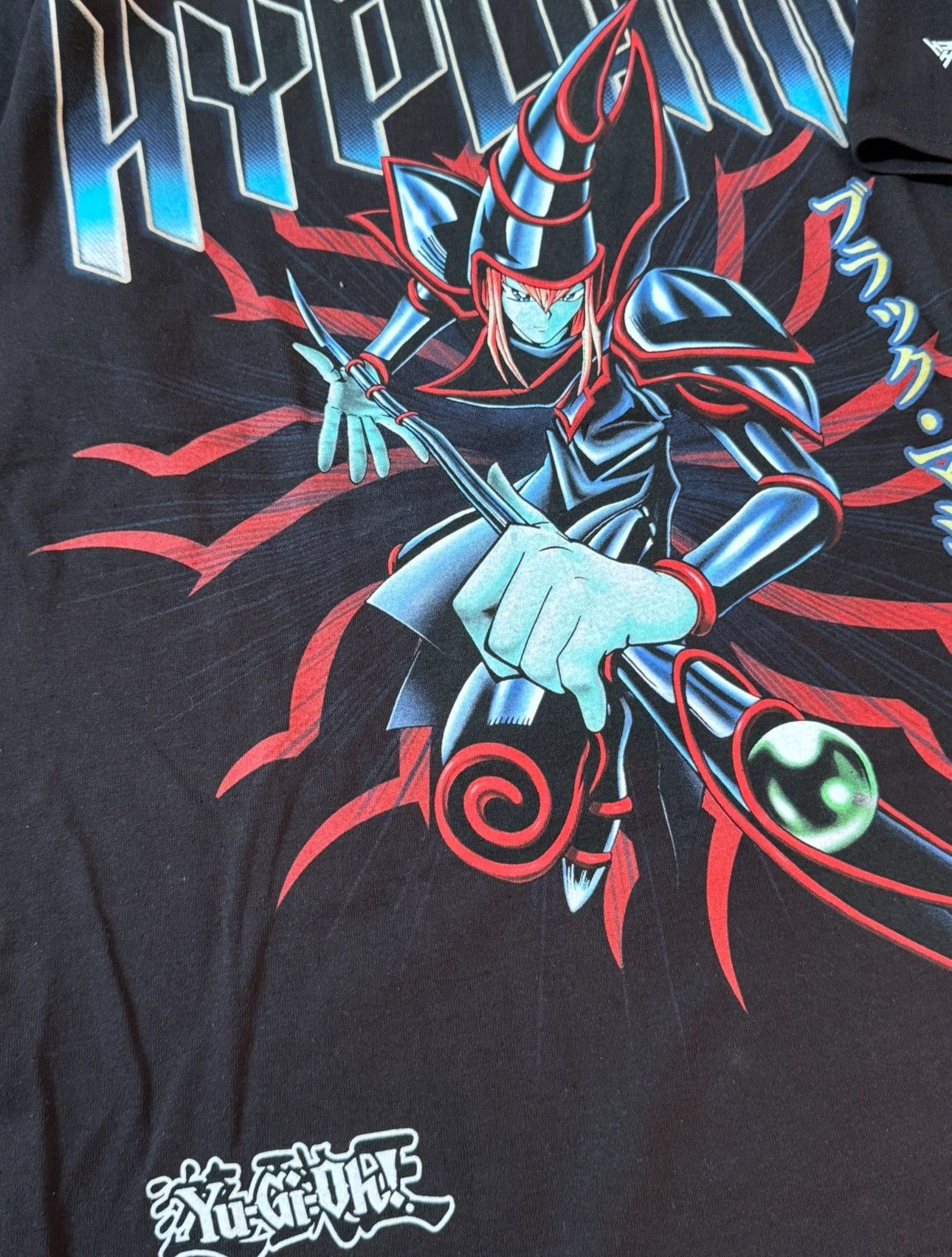 Anime × Japanese Brand × Vintage Yugioh - Black magician Hypland T Shirt Size US L / EU 52-54 / 3 - 4 Thumbnail