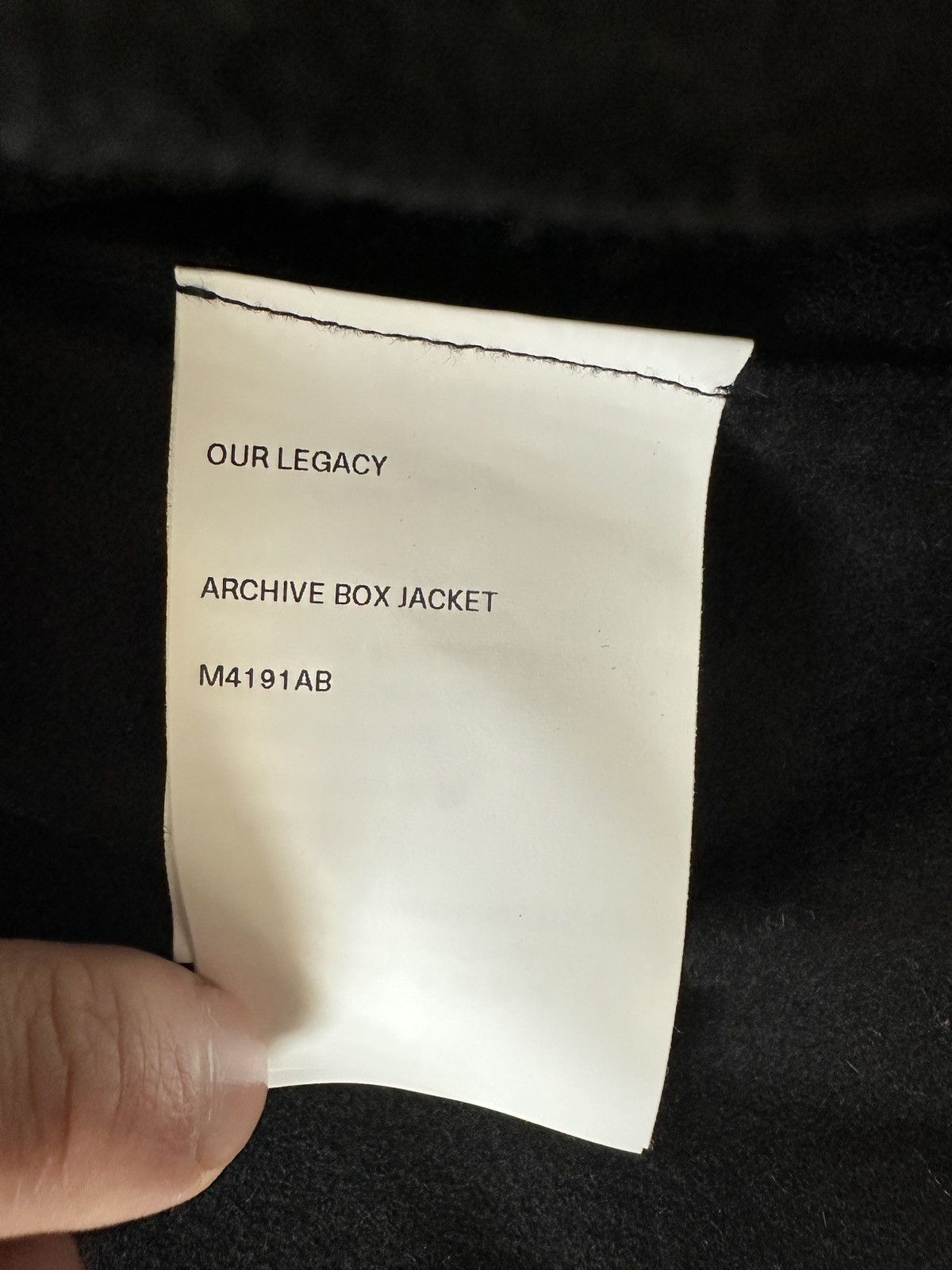 Our Legacy Our Legacy Archive Wool Box Jacket Size US M / EU 48-50 / 2 - 7 Thumbnail