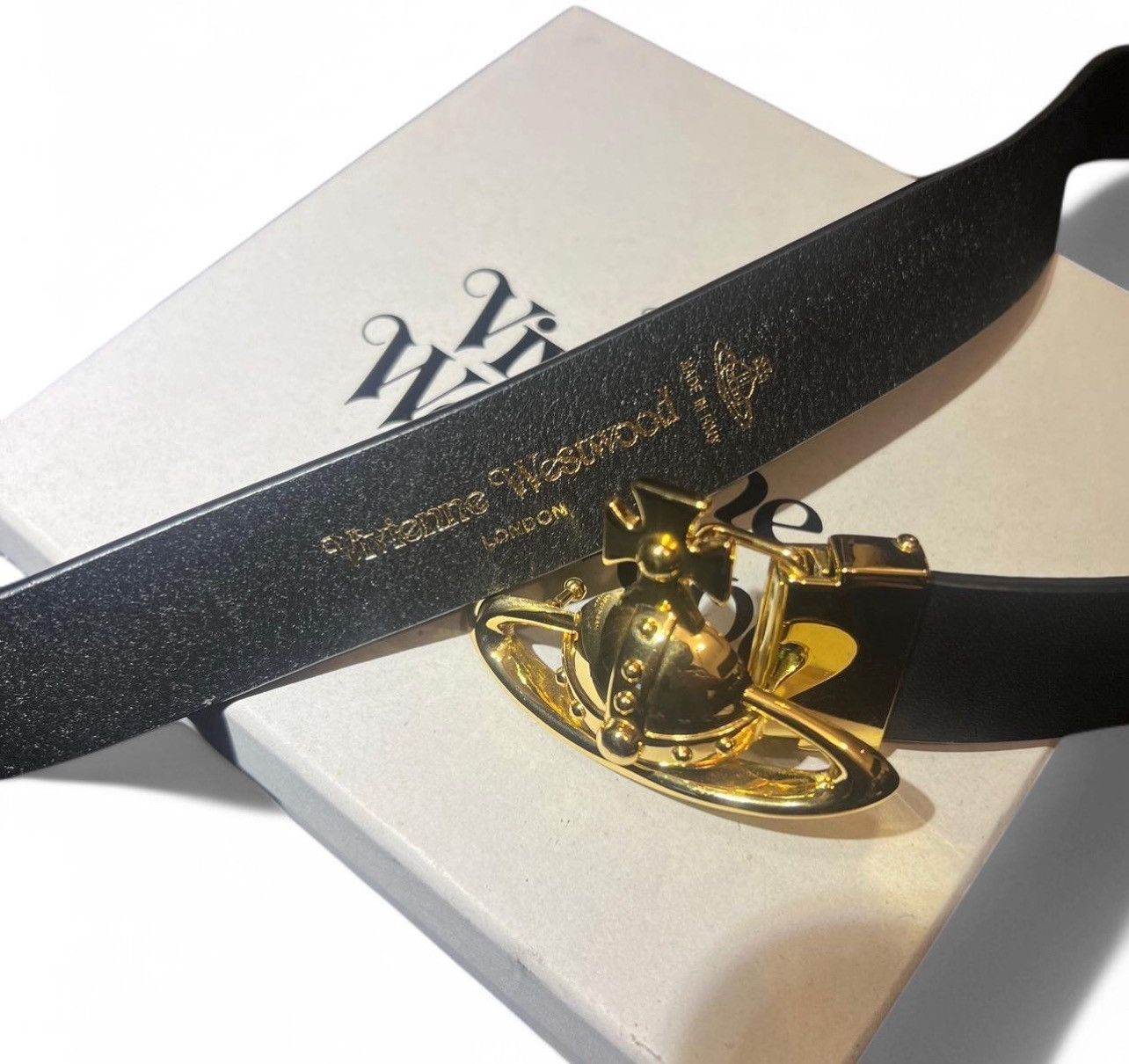 Vivienne Westwood Vivienne Westwood Orb Buckle Belt Size ONE SIZE - 4 Thumbnail