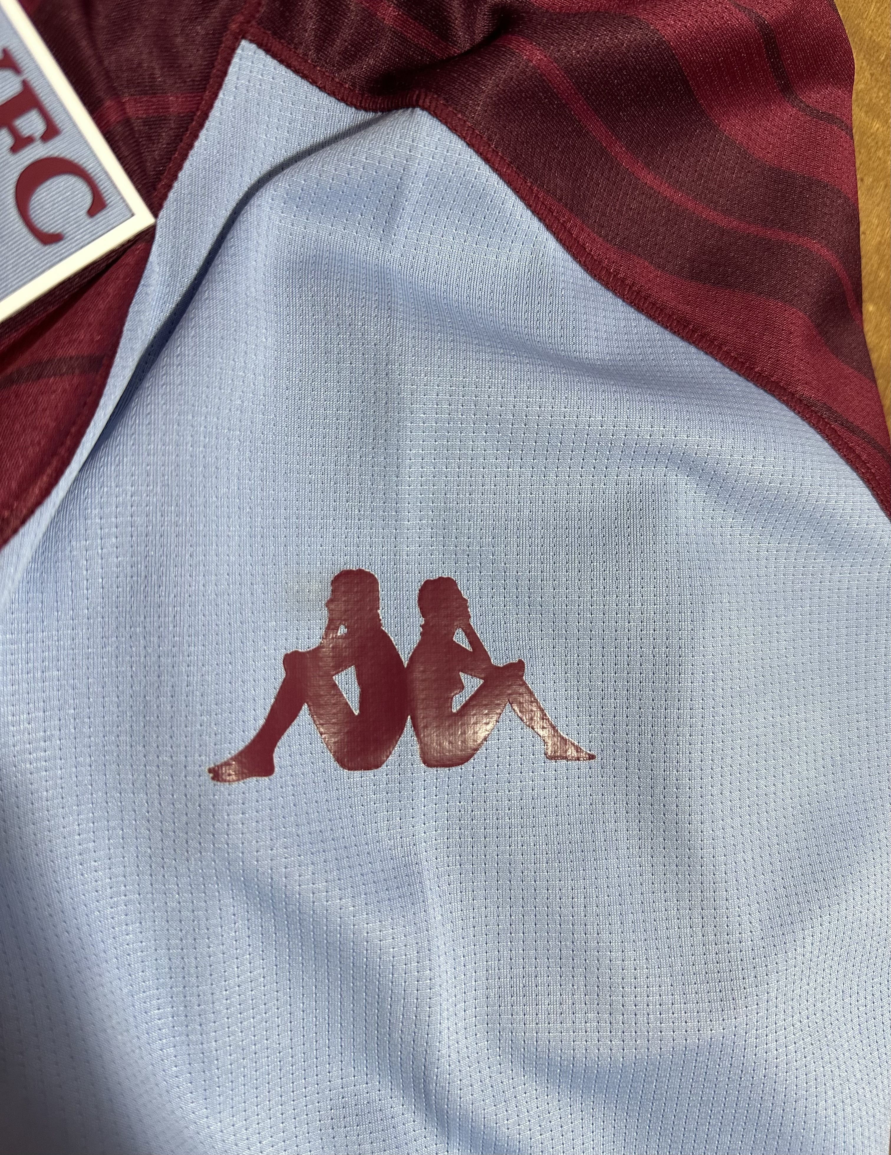 Kappa Aston Villa FC Kappa Jersey 2021/22 Cazoo Sponsor Size US L / EU 52-54 / 3 - 9 Thumbnail