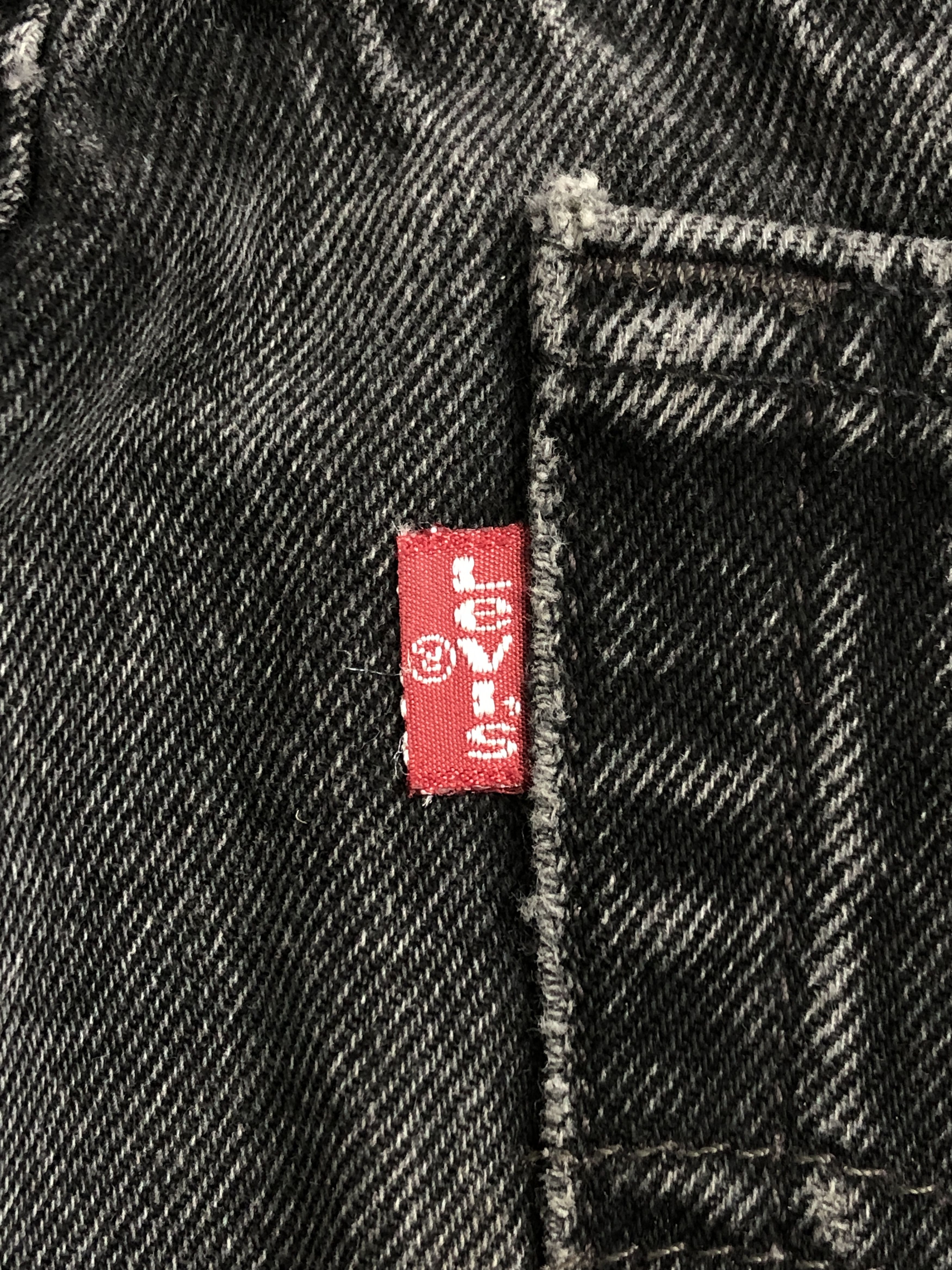 Levi's Vintage 90s Levis 505 Black Regular Fit Jeans DP2457 Size US 29 - 6 Thumbnail
