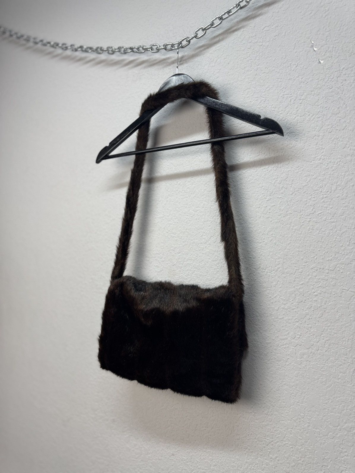 If Six Was Nine Vintage Hysteric Glamour Style Fur Rabbit Opium Bag Gothic Size ONE SIZE - 13 Thumbnail