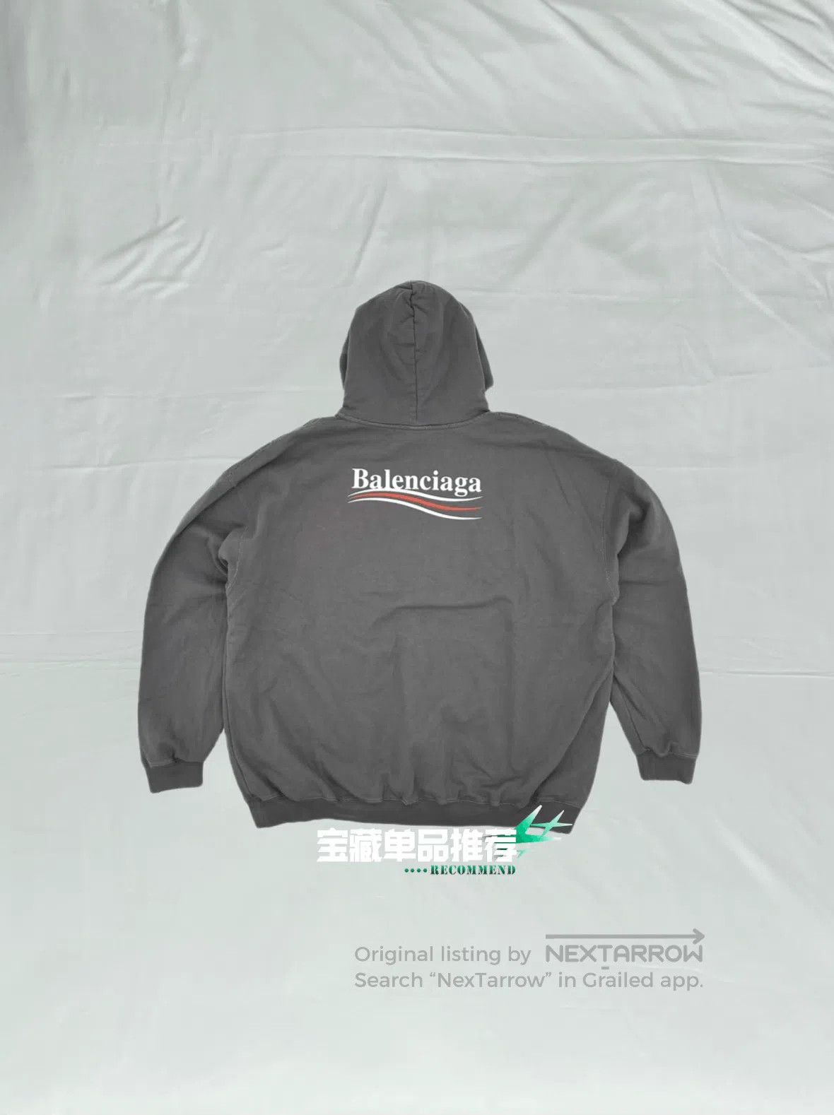 Balenciaga Balenciaga FW22 Distressed Coke Hoodie. Size US XS / EU 42 / 0 - 1 Thumbnail