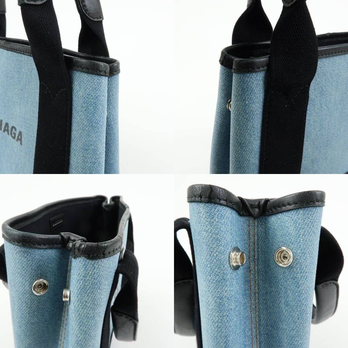 Balenciaga Balenciaga Cabas XS Denim Tote Blue Size ONE SIZE - 6 Thumbnail