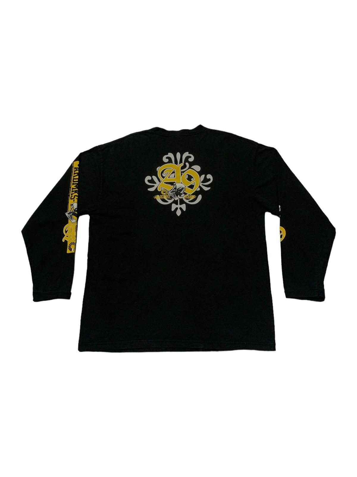 Akademiks × Vintage × Wu-Tang Clan Vintage Akademiks Side Print Long Sleeve Tshirt Size US XL / EU 56 / 4 - 2 Thumbnail