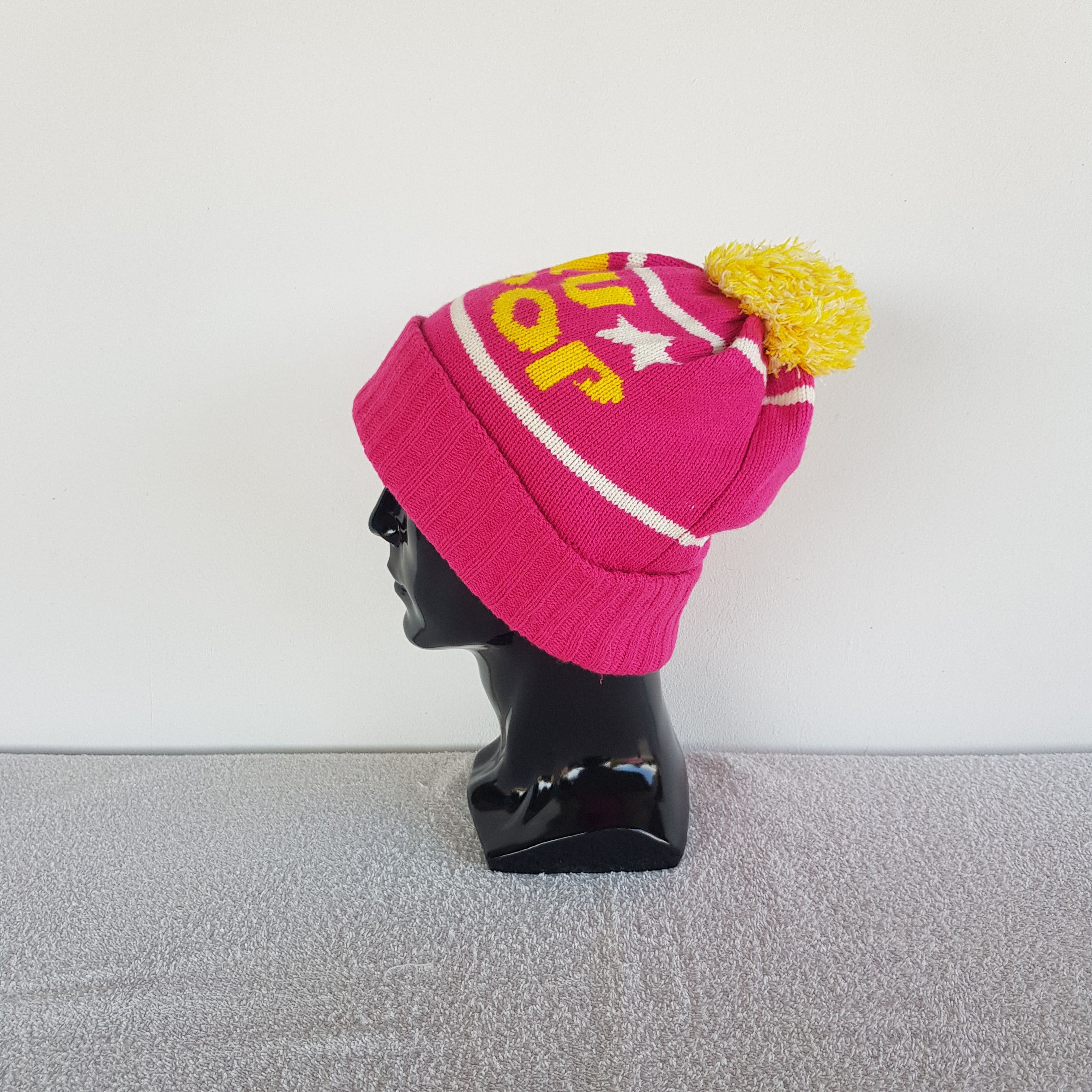 Japanese Brand Vintage Co Lu Beanie Japanese Ribbed Knit Isle Snow Caps Hat Size ONE SIZE - 5 Thumbnail