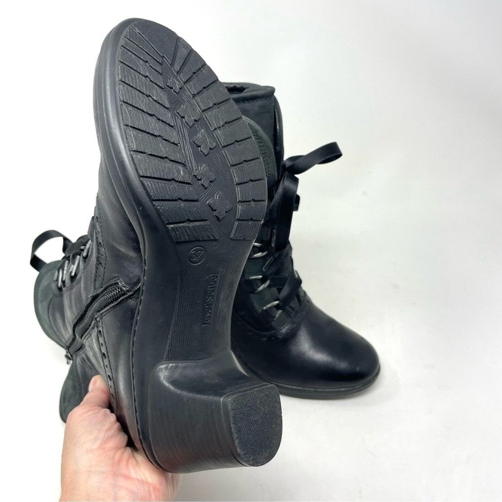 JOSEF SEIBAL Josef Seibel Vivien Black Leather Victorian Boots Size 37 Size US 7 / IT 37 - 6 Thumbnail