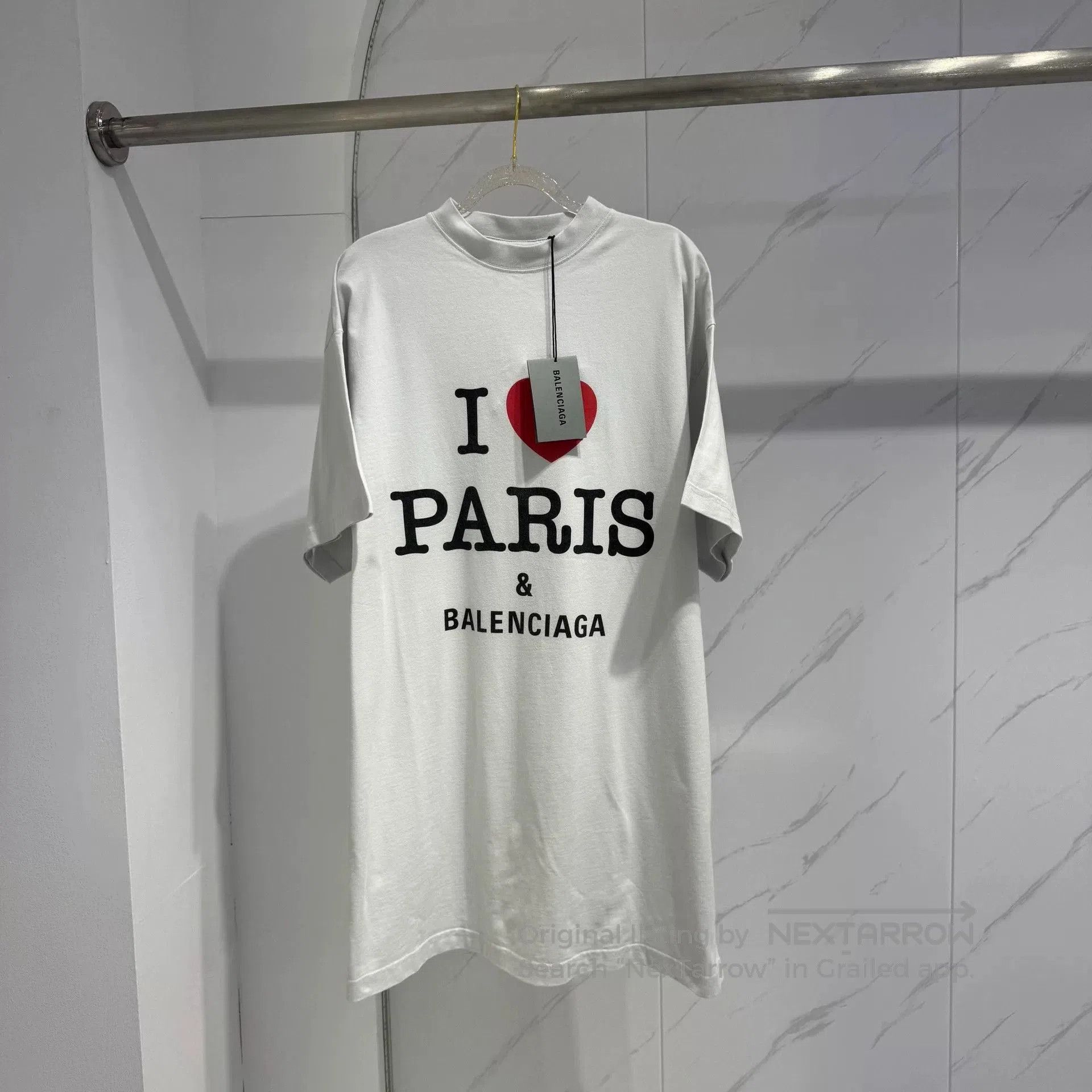 Balenciaga Paris Olympics Limited Heart T-shirt.