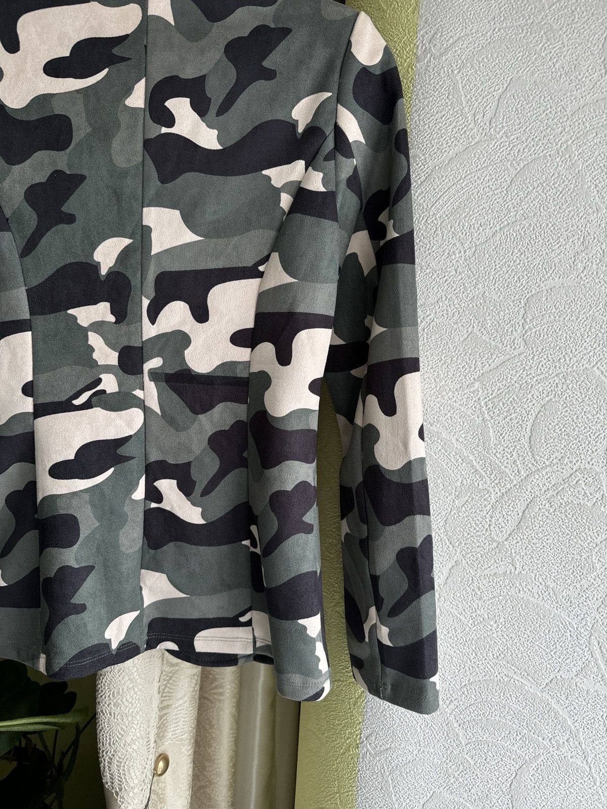 Japanese Brand Vintage Military Napoleon Jacket Camo PPFM Balmain Style Y2k Size S / US 4 / IT 40 - 10 Thumbnail
