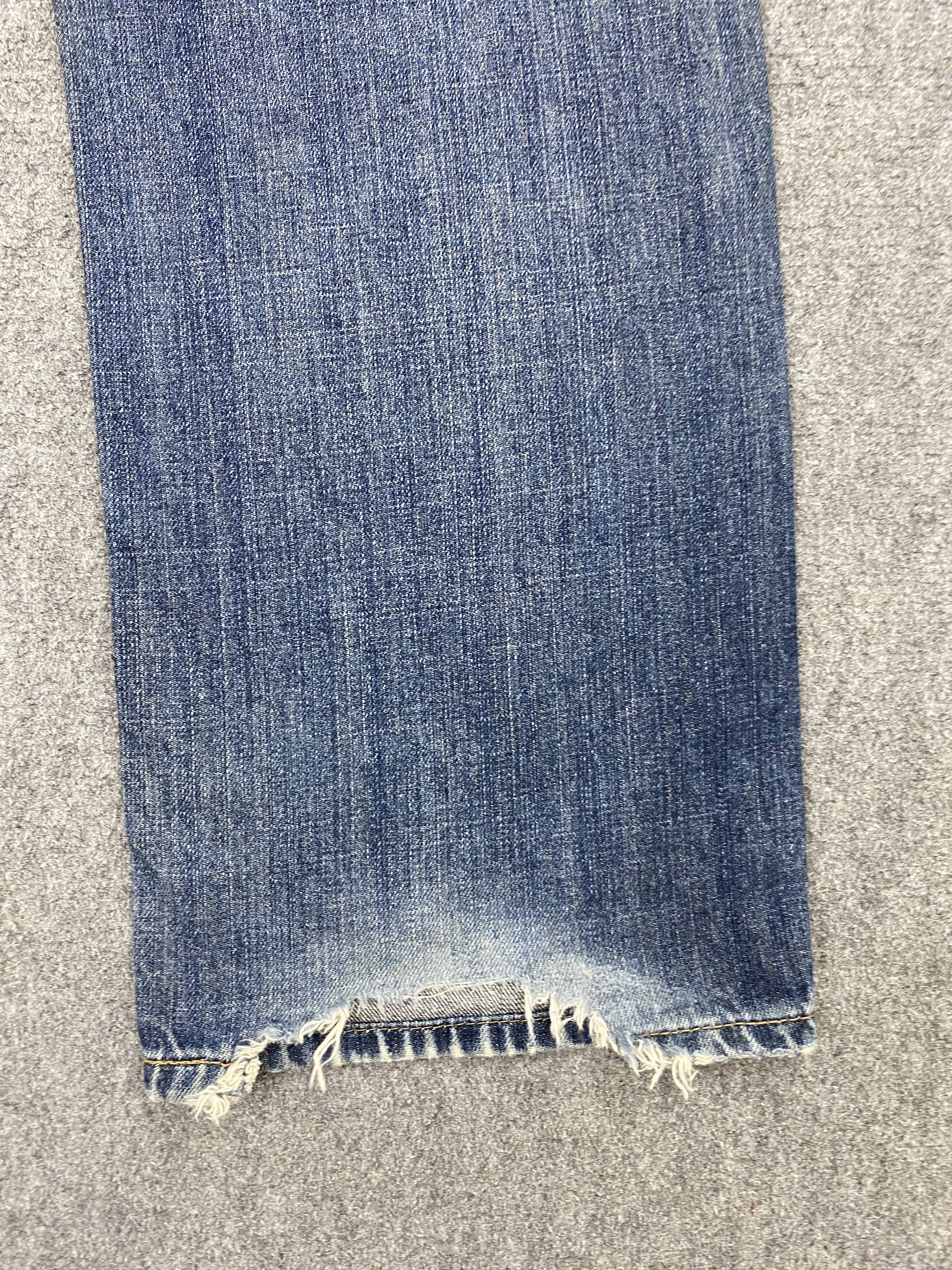 Levi's × Vintage Vintage Distressed Levis 559 Faded Blue Jeans Size US 35 - 14 Thumbnail