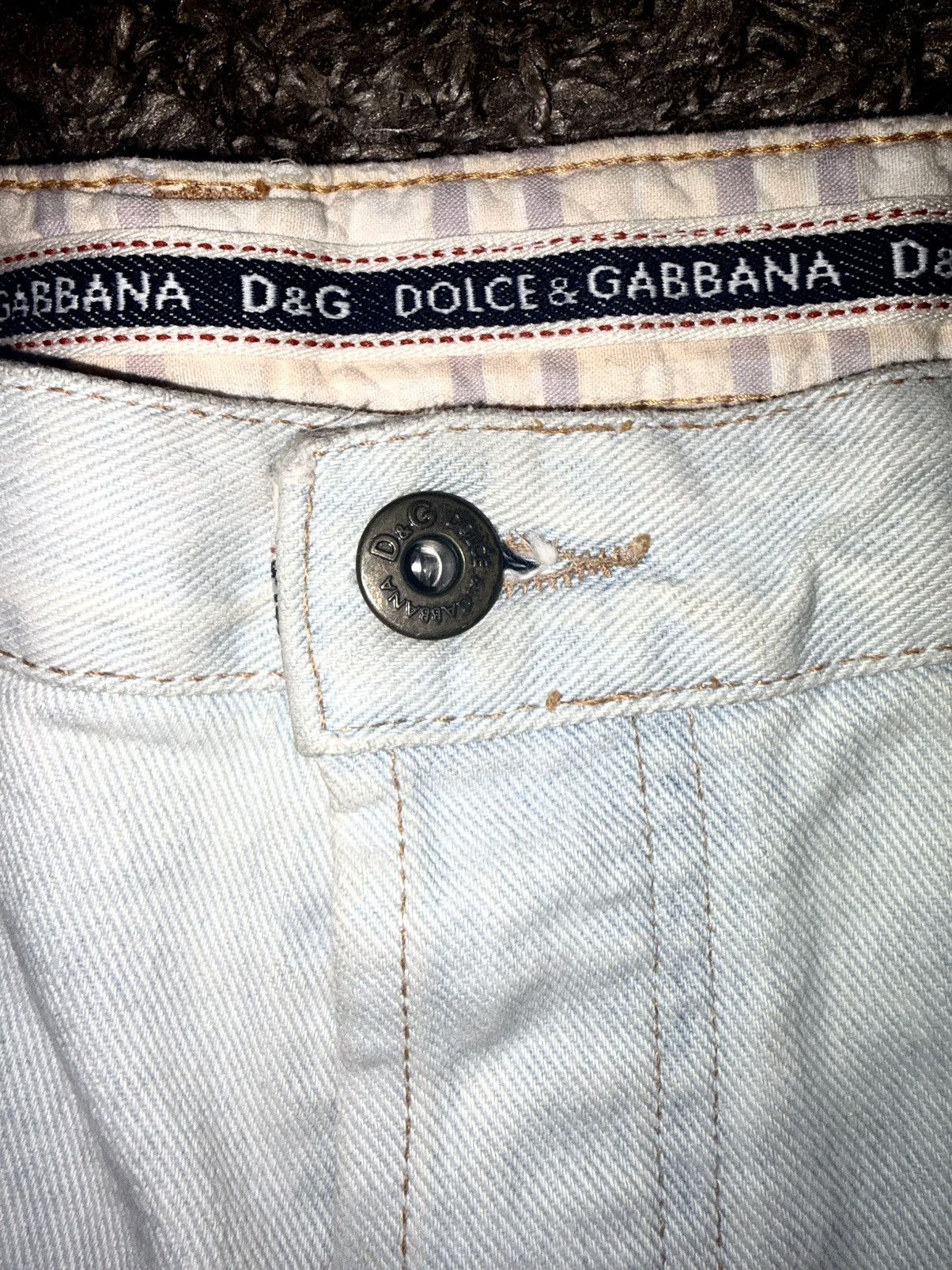 Dolce & Gabbana Dolce & Gabbana Vintage 90’s Lightwash Straight Leg Jeans Size US 34 / EU 50 - 3 Thumbnail
