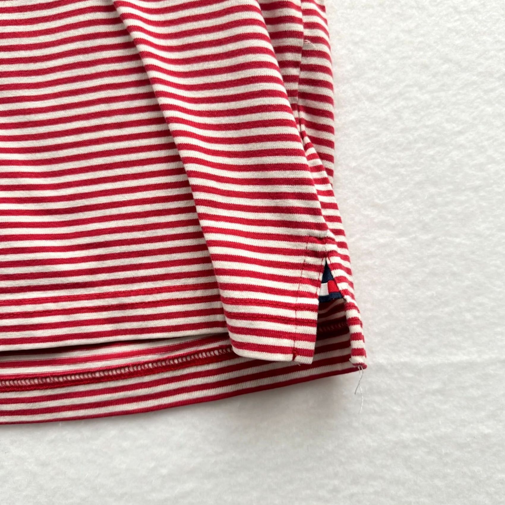 Tommy Hilfiger VINTAGE Tommy Hilfiger Polo Shirt Men XL Striped Two Tone 90s Hip Hop Blue Red White Size US XL / EU 56 / 4 - 3 Thumbnail