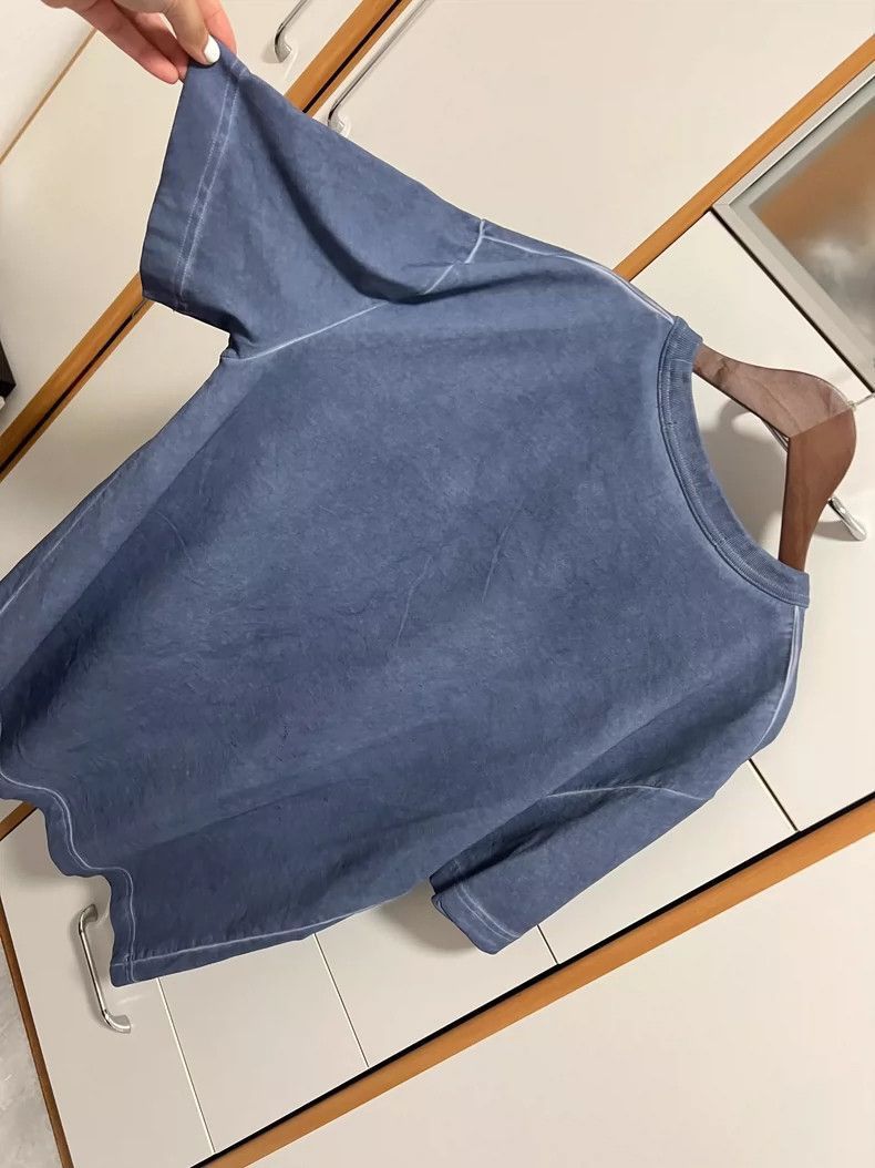 Alexander Wang Alexander Wang Blue Short Sleeve Shirt- Size XS / US 0-2 / IT 36-38 - 5 Thumbnail