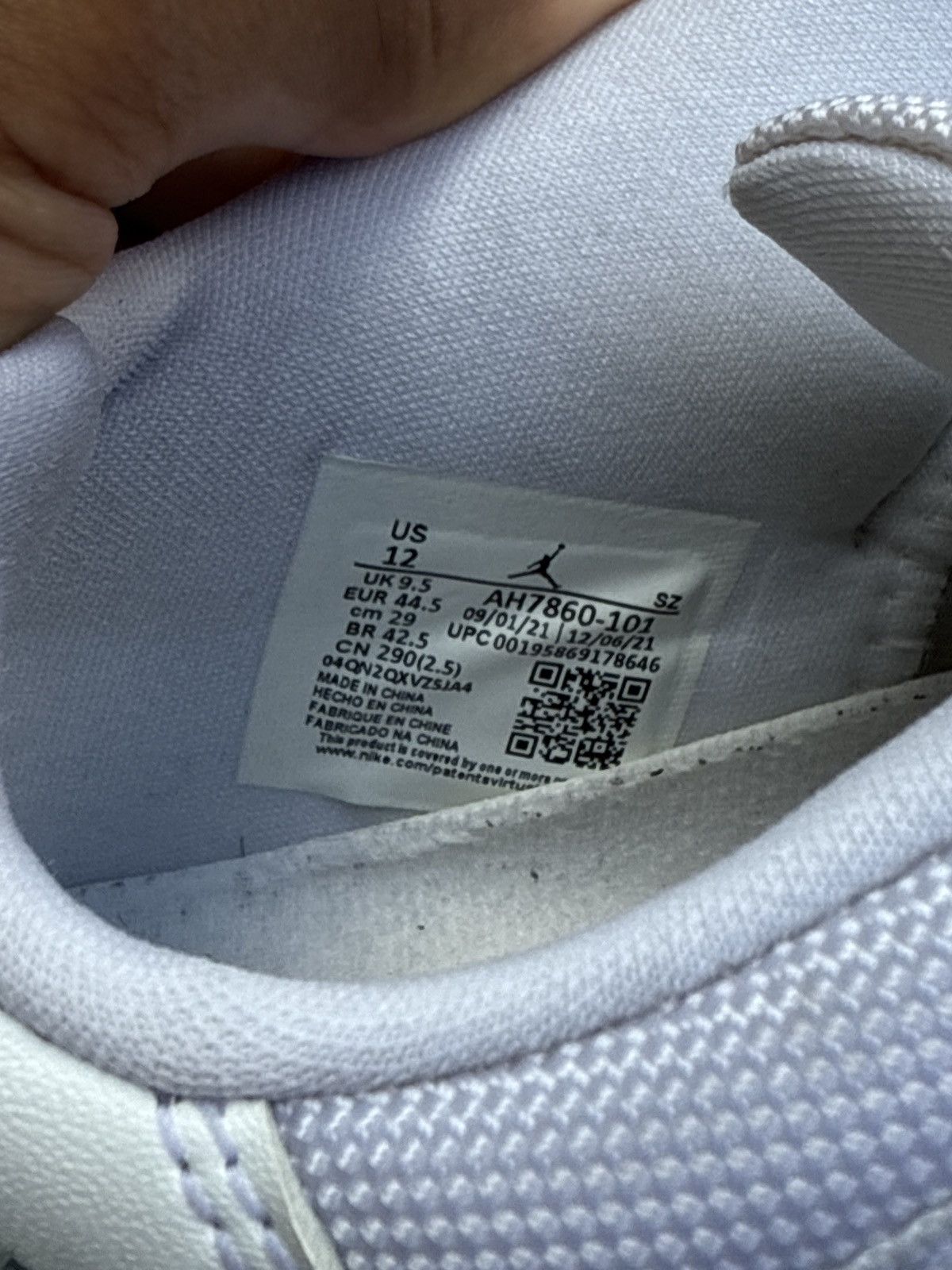 Jordan Brand Jordan 11 Low Pure Violet Size US 10.5 / EU 43-44 - 6 Thumbnail