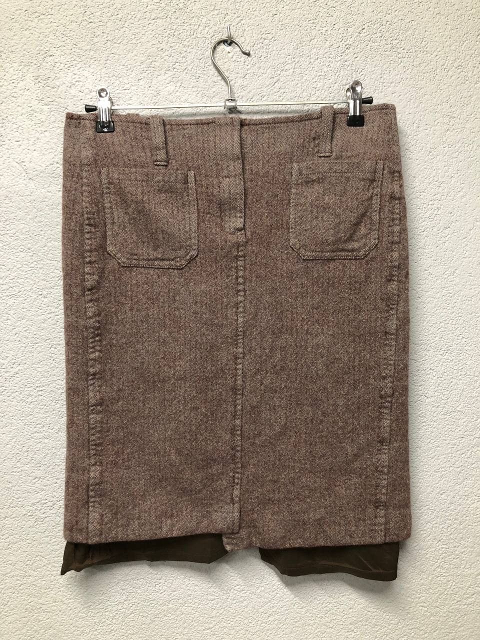 Brunello Cucinelli Gunex by Brunello Cucinelli wool womens skirt size US 8 / M Size 30" / US 8 / IT 44 - 1 Thumbnail