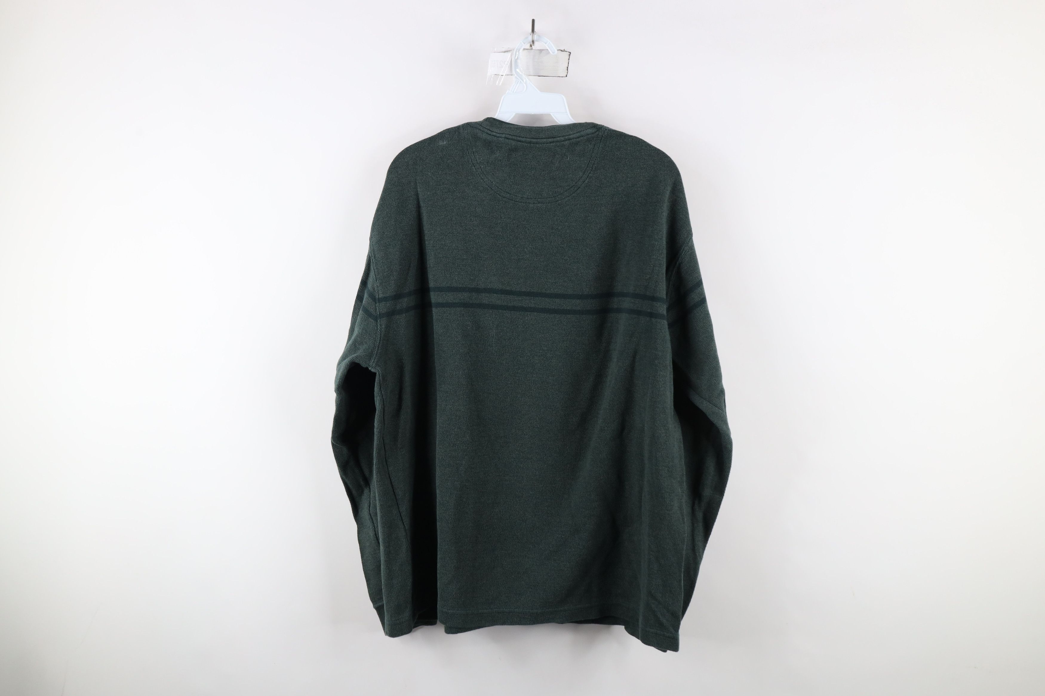 Vintage Vintage 90s Streetwear Ribbed Knit Long Sleeve T-Shirt Size US L / EU 52-54 / 3 - 8 Thumbnail