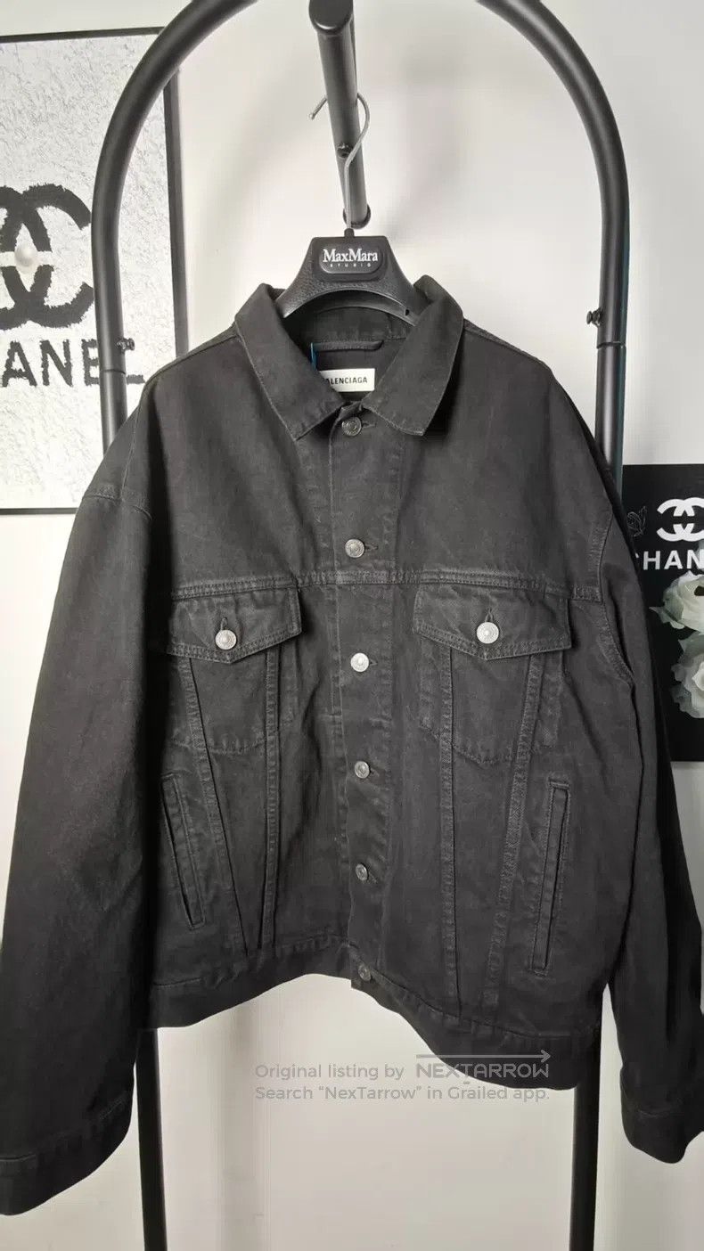 Balenciaga Balenciaga Diamond Studded Denim Jacket Size XS / US 0-2 / IT 36-38 - 2 Thumbnail