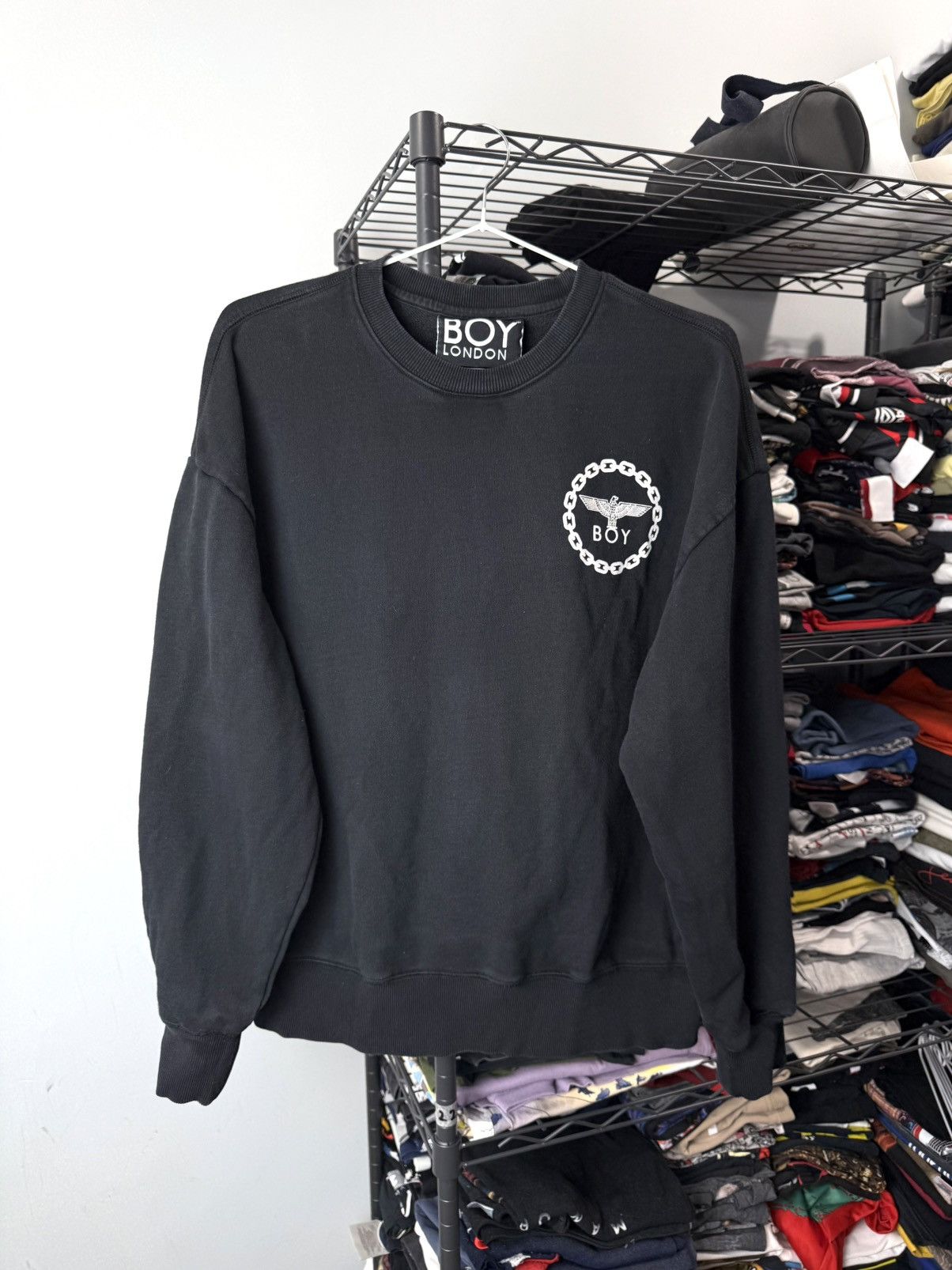 Boy London Rare Vintage Boy London Sweatshirt Hype Y2K Size US M / EU 48-50 / 2 - 2 Thumbnail