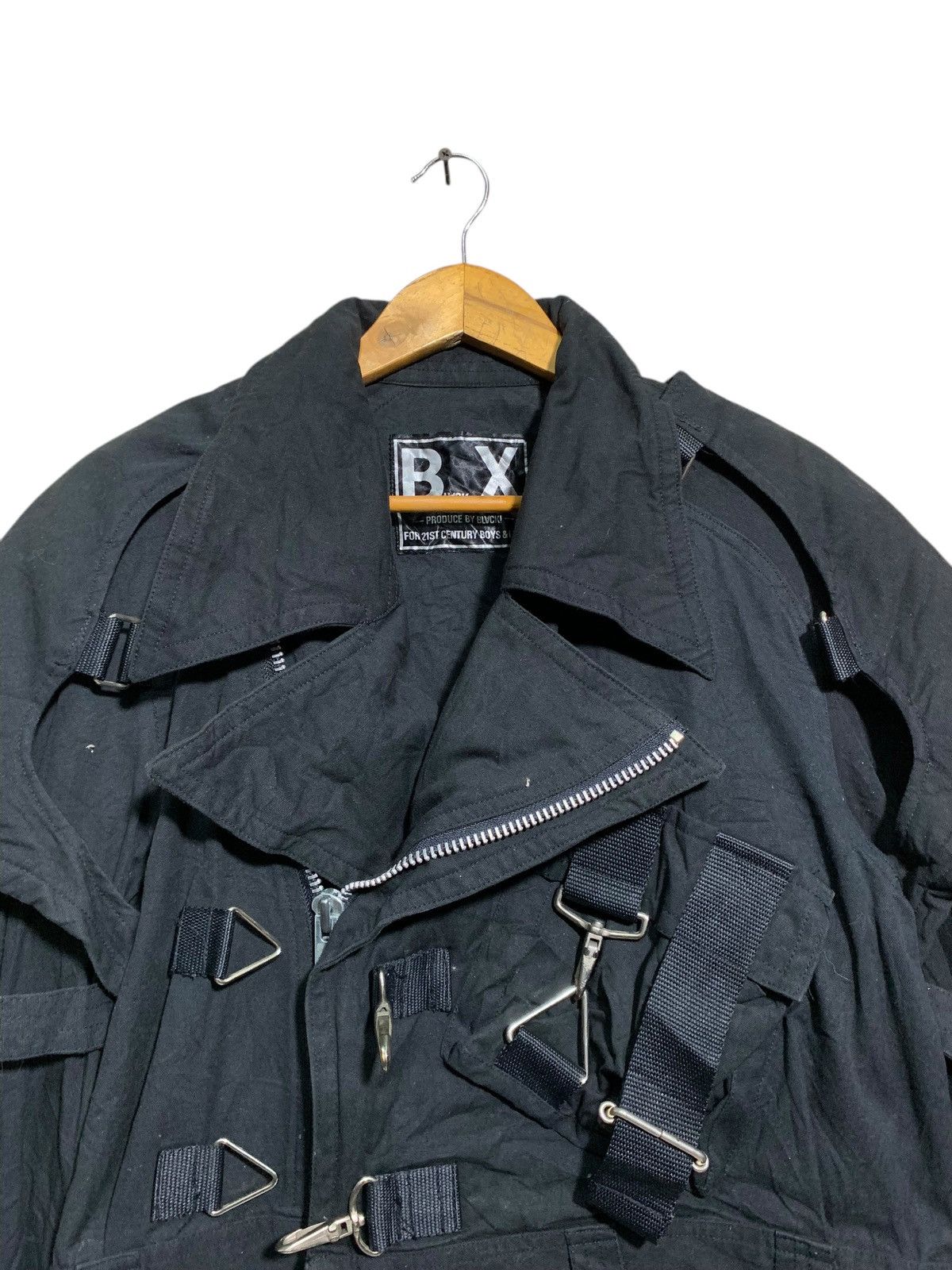 If Six Was Nine 🔥BLACK BONDAGE PUNK JACKETS Size US M / EU 48-50 / 2 - 5 Thumbnail