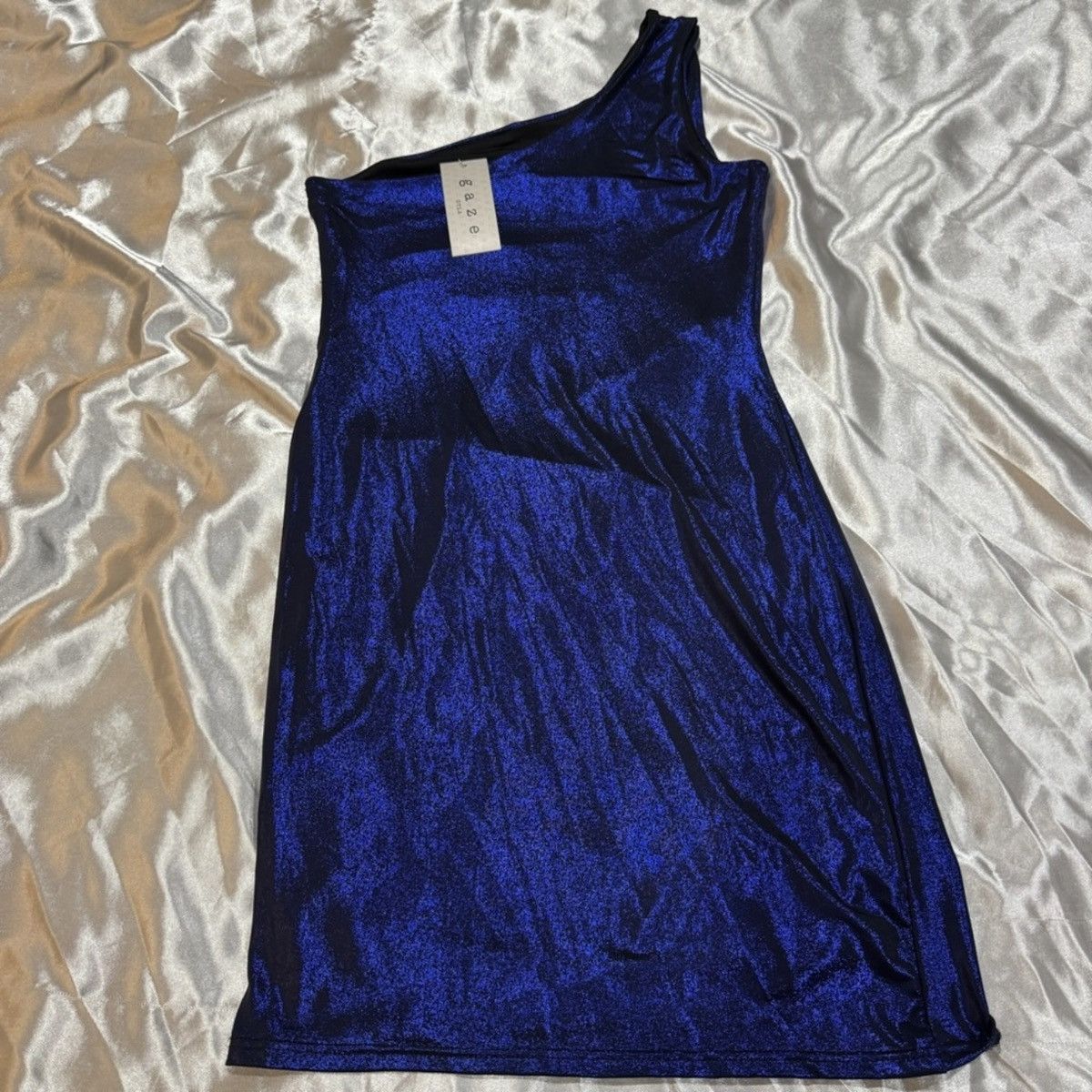 Other Metallic Blue Dress Size S / US 4 / IT 40 - 4 Thumbnail