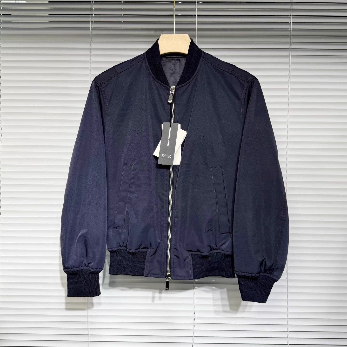 Dior DIOR Pilot Jacket Navy Blue 44 Baseball Collar Size US S / EU 44-46 / 1 - 2 Thumbnail
