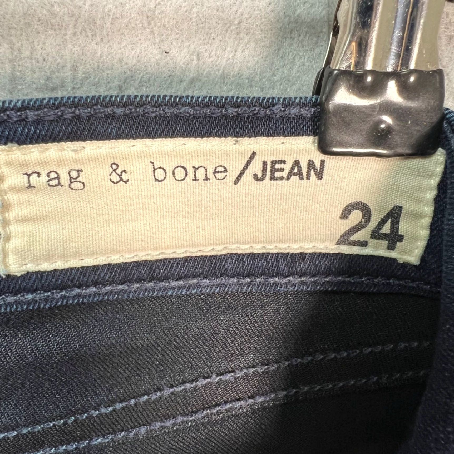 Rag & Bone VINTAGE Rag & Bone Jeans Skinny 24 10-Inch Capri Dark Wash Denim Stretch 5-Pocket Womens Boys? Size 42" / US 20 - 3 Thumbnail