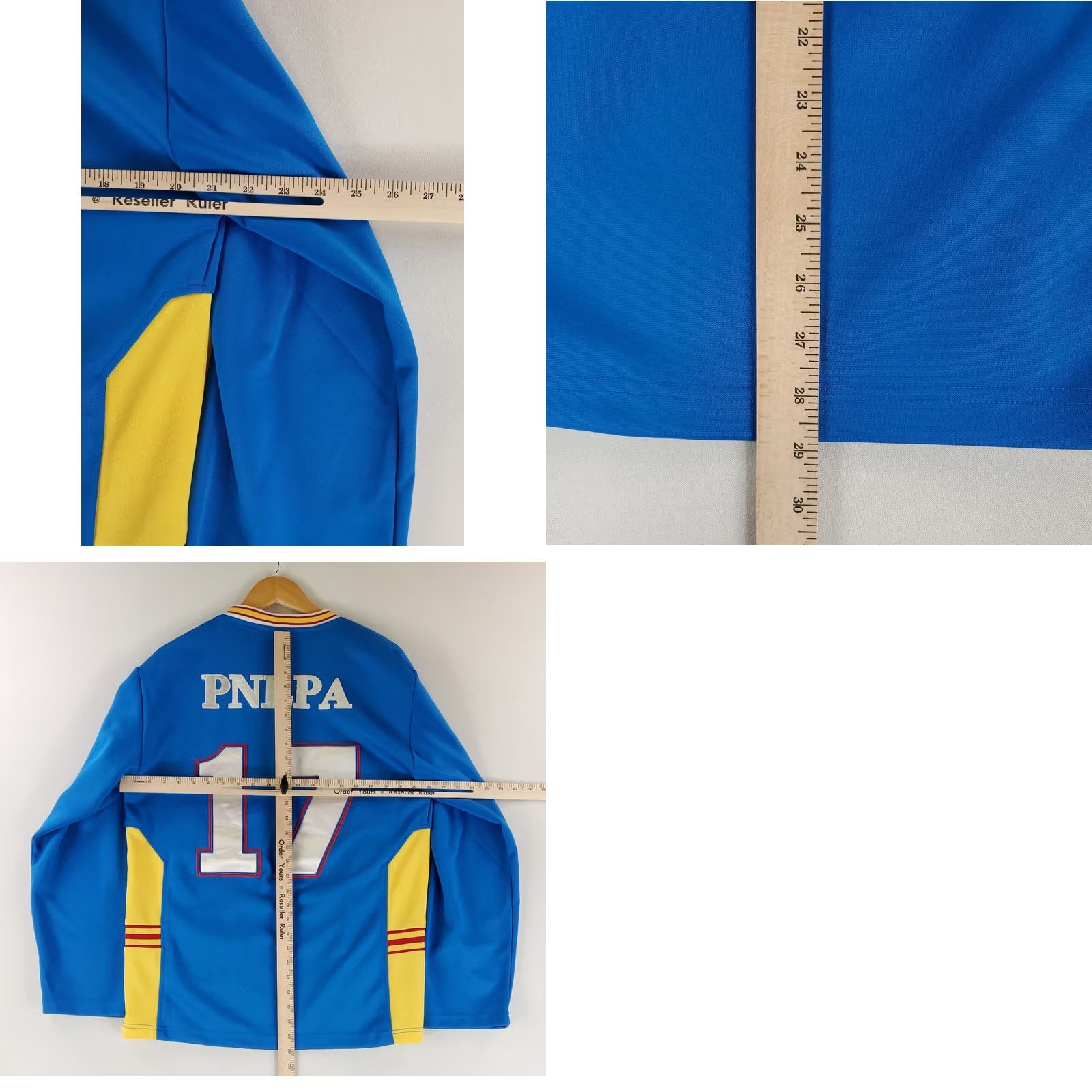Vintage PNLPA Jersey St Louis Blue Long Sleeve Mens XL Negro Leagues Jersey Shirt Size US XL / EU 56 / 4 - 8 Thumbnail