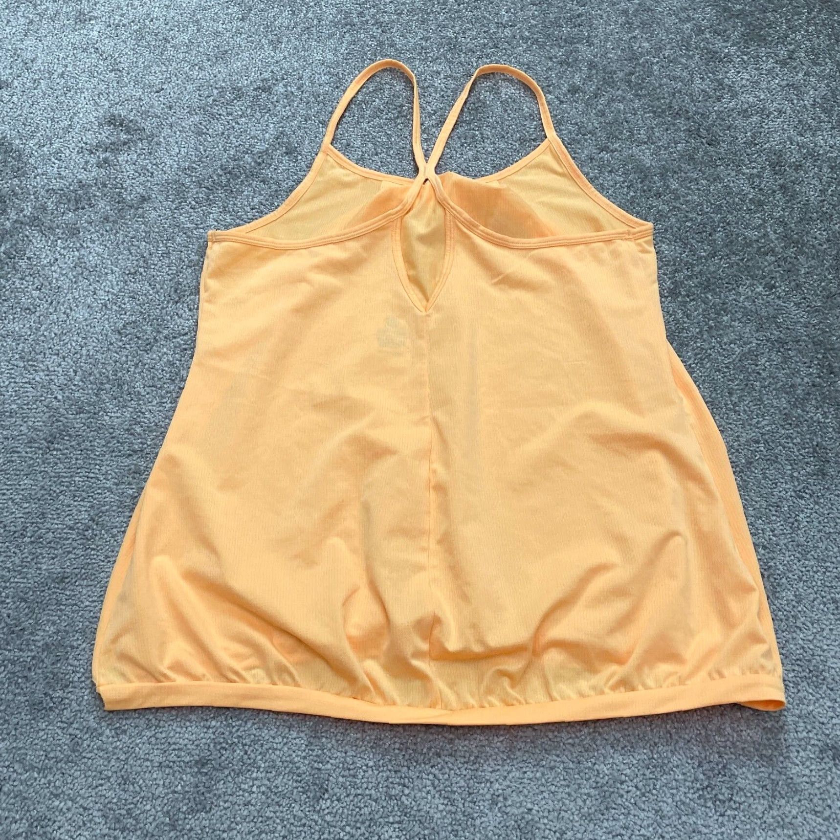 Old Navy Old Navy Active Tank Top Womens L Orange Racerback Halter Sleeveless Athletic Fit Shirt Size L / US 10 / IT 46 - 2 Thumbnail