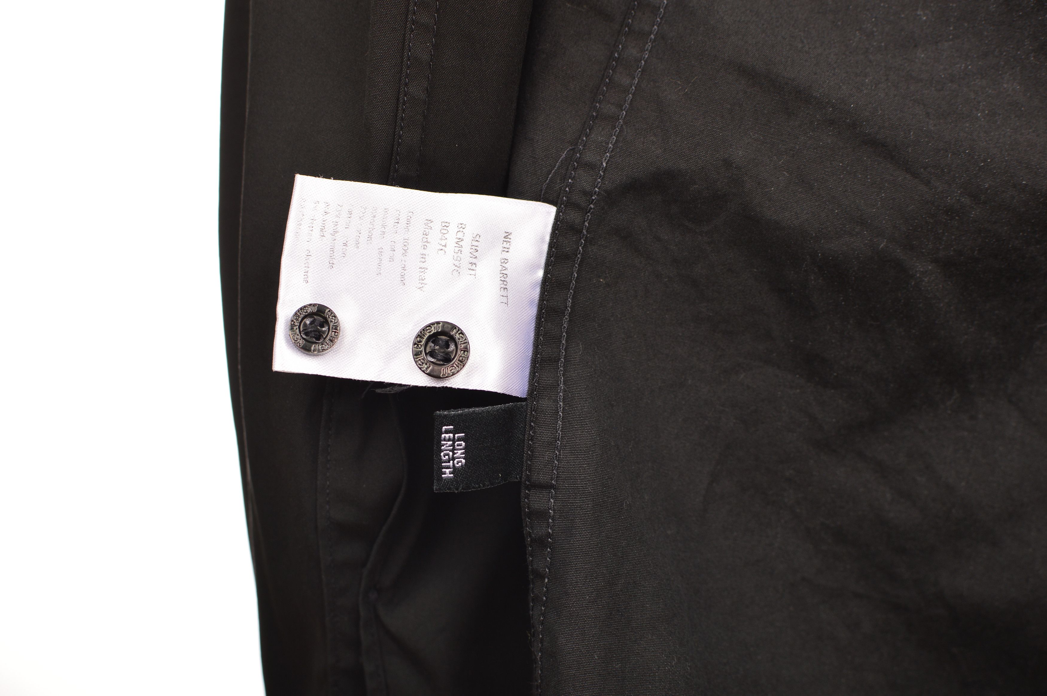Neil Barrett Neil Barrett Thunderbolt Mixed Fabrics Button Shirt Size US L / EU 52-54 / 3 - 7 Thumbnail