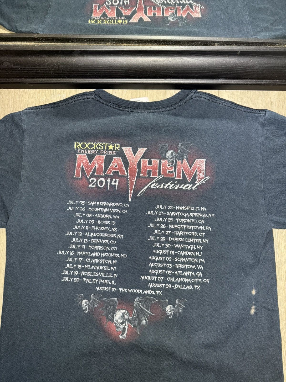 Band Tees × Vintage Vintage / Y2K 2014 Mayhem Rockstar Concert Tour Shirt Size US S / EU 44-46 / 1 - 6 Thumbnail