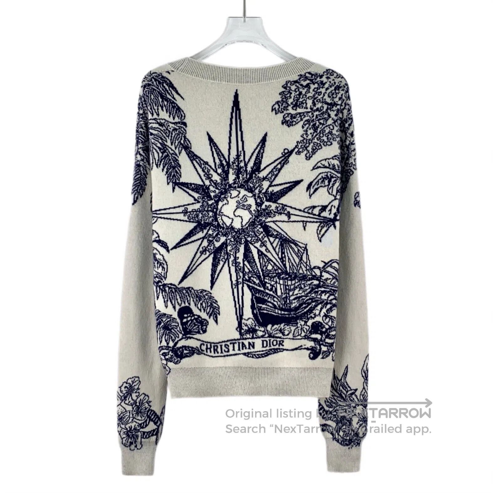 Dior Dior Color-blocked sailing ship and coconut tree patterned Size XXS / US 00 / IT 34 - 2 Thumbnail