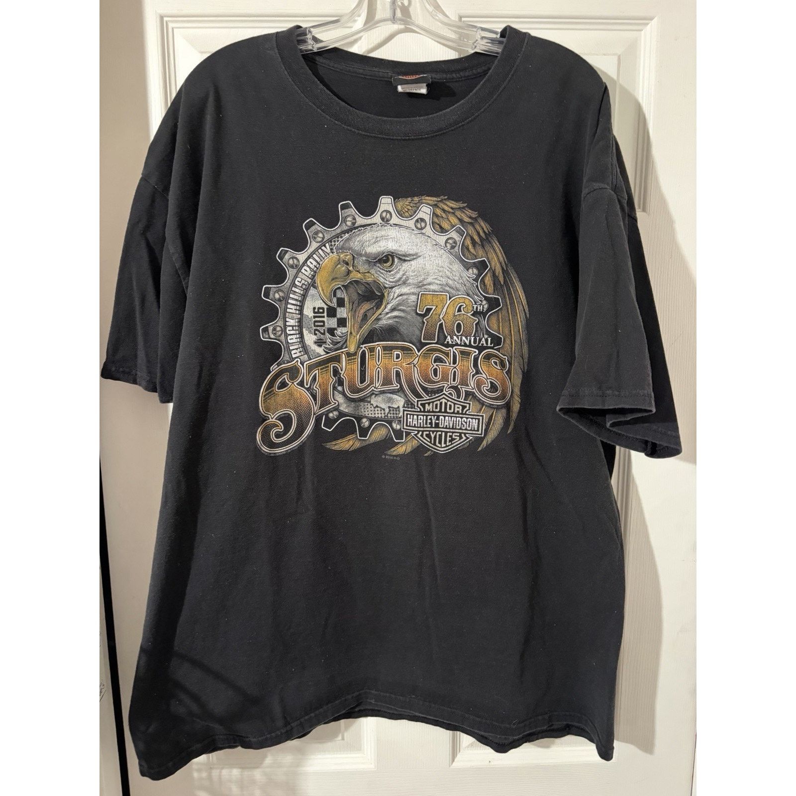 Harley Davidson 2016 Harley Davidson Shirt Sz 2XL Sturgis 76th Black Hills Size US XXL / EU 58 / 5 - 1 Thumbnail