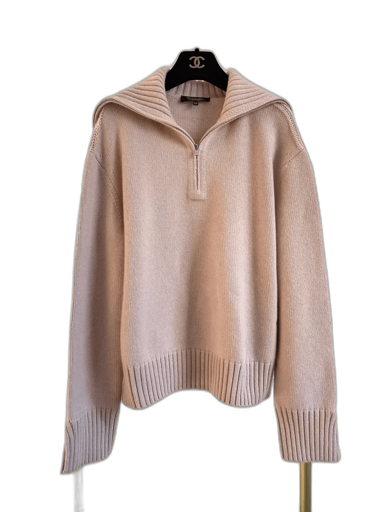 Loro Piana Loro Piana Cashmere Zip Sweater XS - dmc Size XS / US 0-2 / IT 36-38 - 1 Thumbnail
