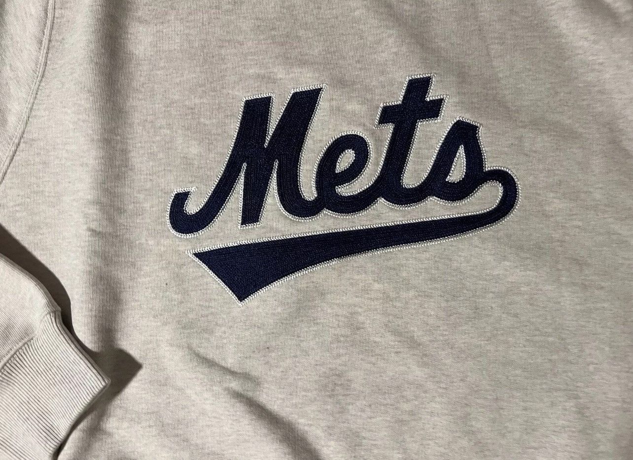 Aime Leon Dore Aime Leon Dore ALD NY Mets Chainstitch Crewneck Sweatshirt Size US M / EU 48-50 / 2 - 2 Thumbnail