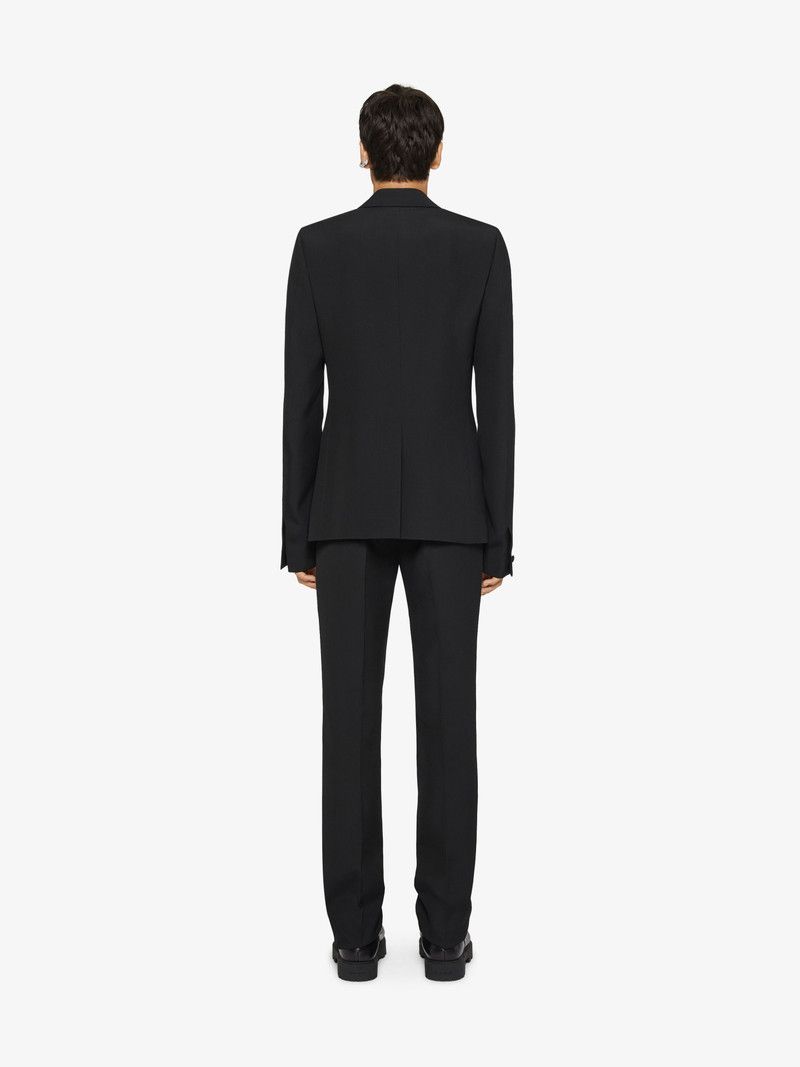Givenchy o1n1vont0326 Slim Fit Tailored Pants in Black Size US 28 / EU 44 - 3 Thumbnail