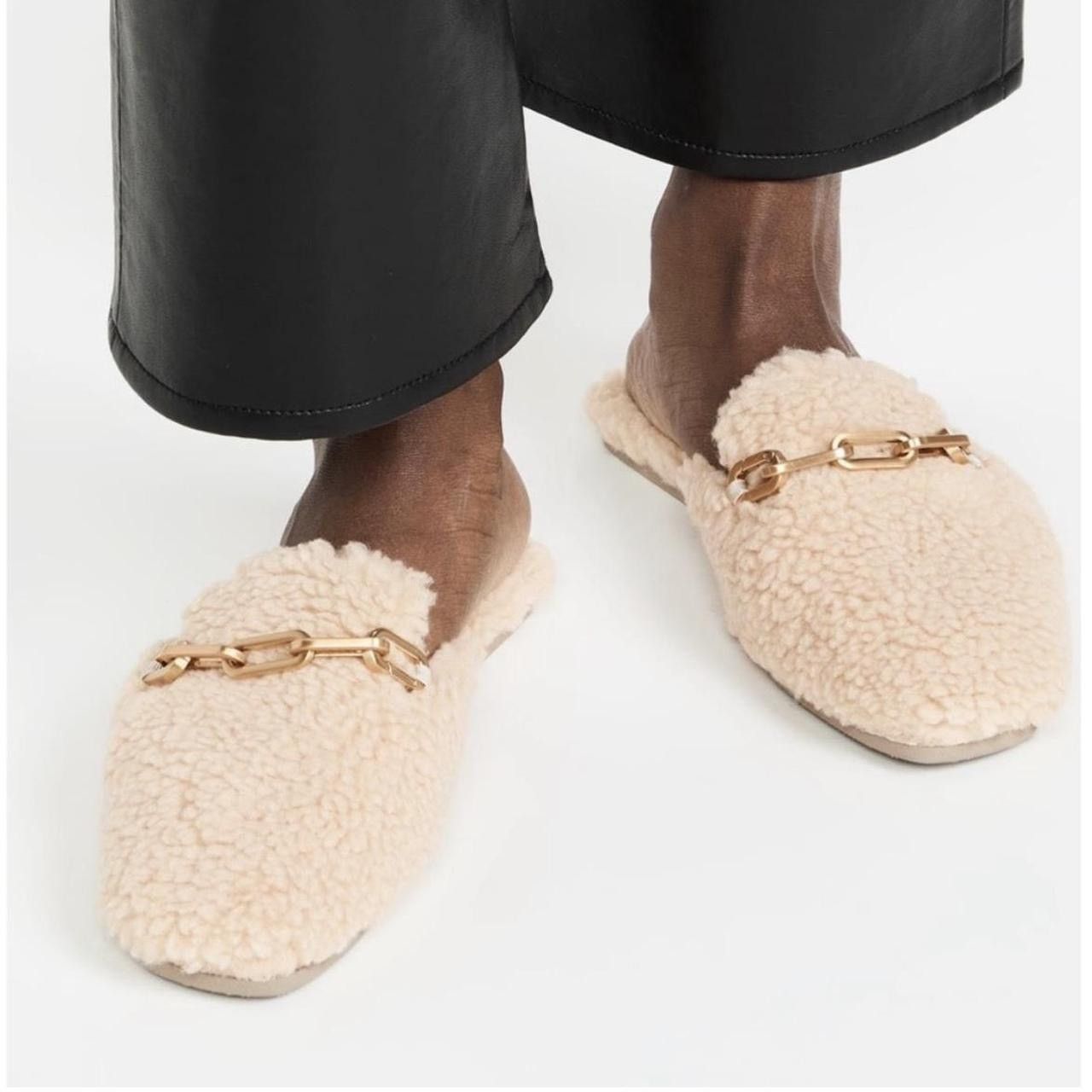 Rag & Bone RAG & BONE ESSEX FAUX SHEARLING SLIDES SHOES gold hardware Size US 10 / IT 40 - 4 Thumbnail