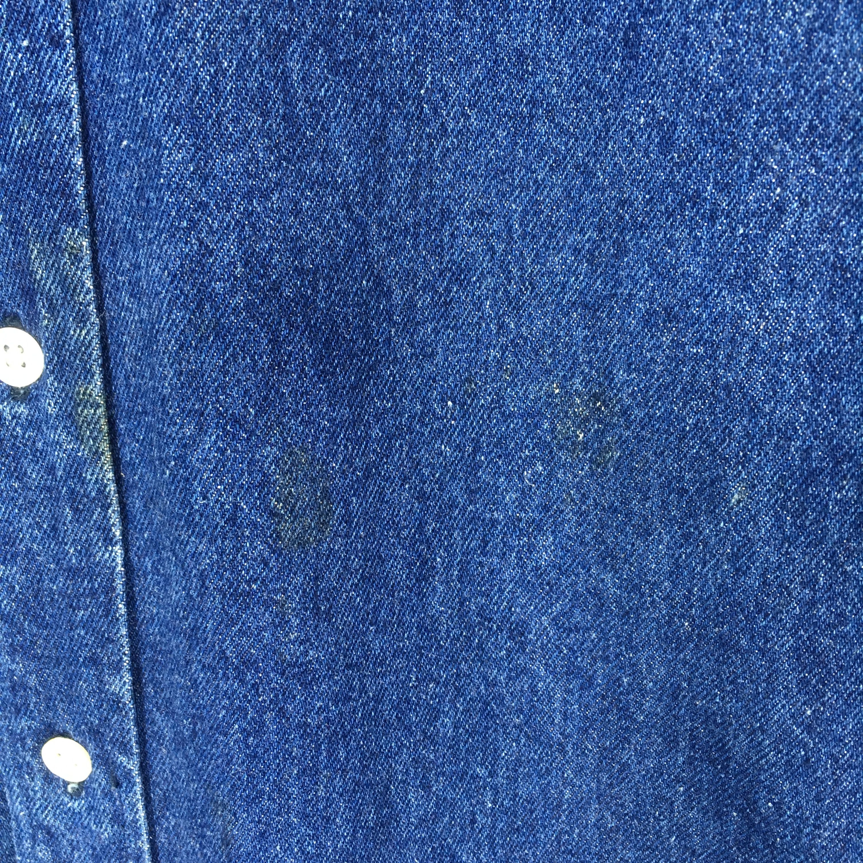 Polo Ralph Lauren Vintage 90's Polo Ralph Lauren Denim Shirt Polo Pony Jeans Size US M / EU 48-50 / 2 - 6 Thumbnail