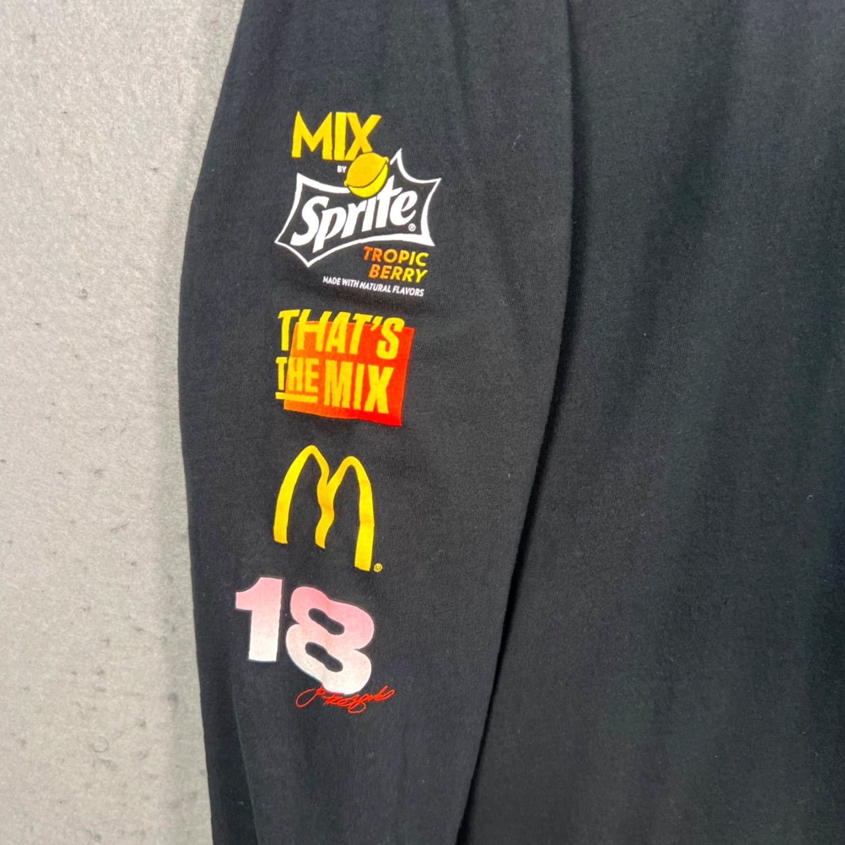 Vintage McDonald's Shirt Mens XL Black Sprite Tropic Berry Long Sleeve T Shirt Fox Goods? Size US XL / EU 56 / 4 - 6 Thumbnail