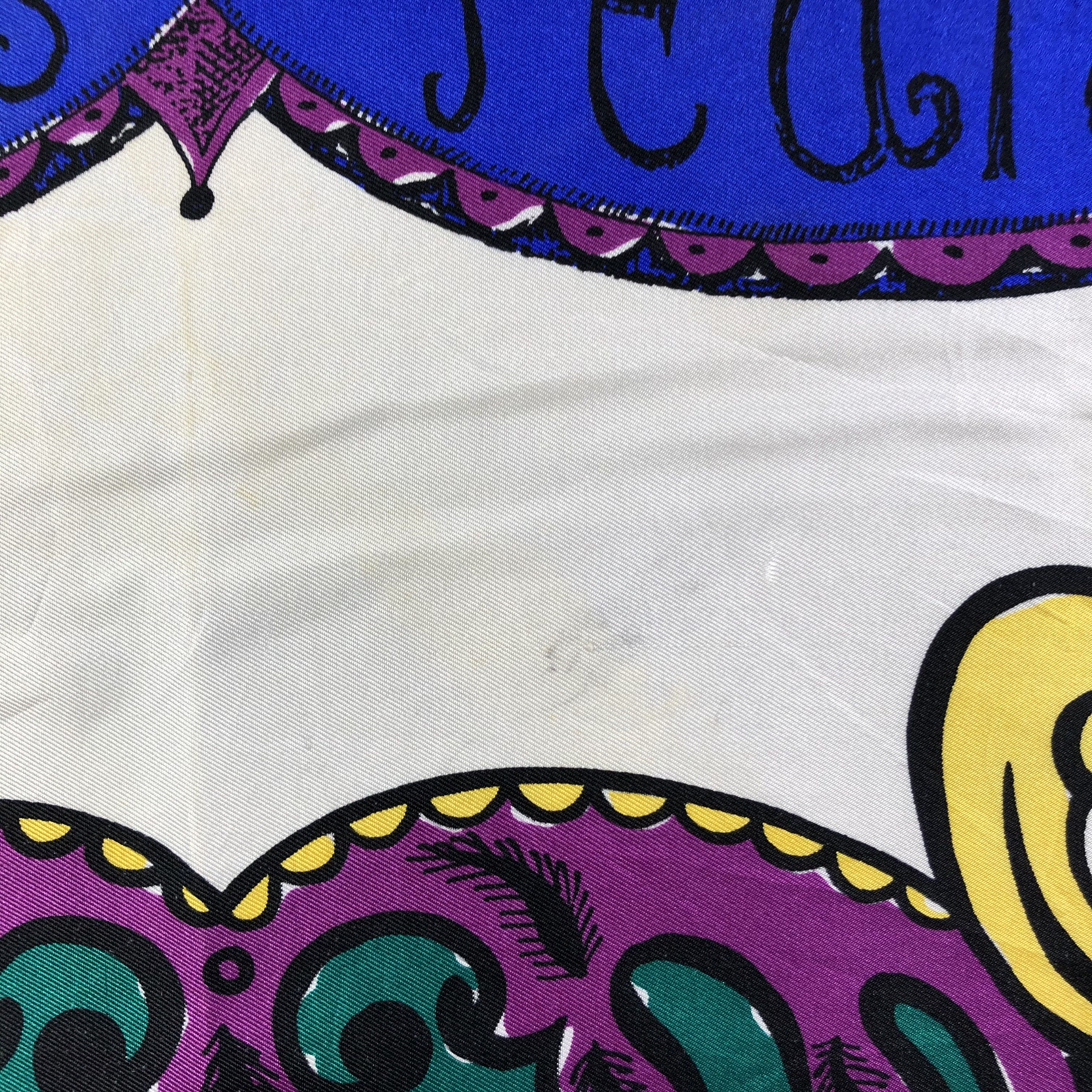 Michiko Koshino London × Vintage Vintage Michiko Koshino London Silk Scarf Size ONE SIZE - 8 Thumbnail