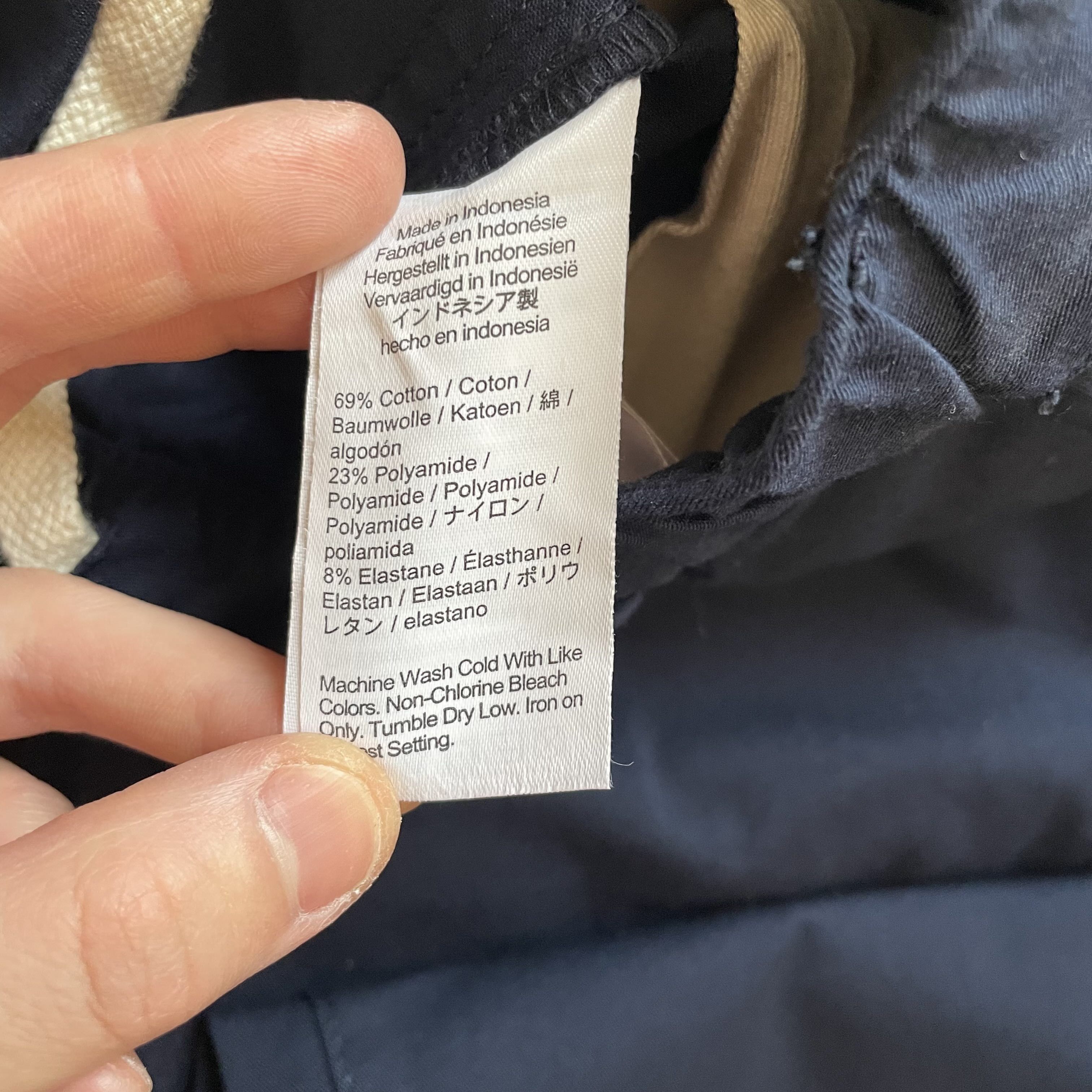 J.Crew J. Crew Navy Drawstring Pants Size US 28 / EU 44 - 5 Thumbnail