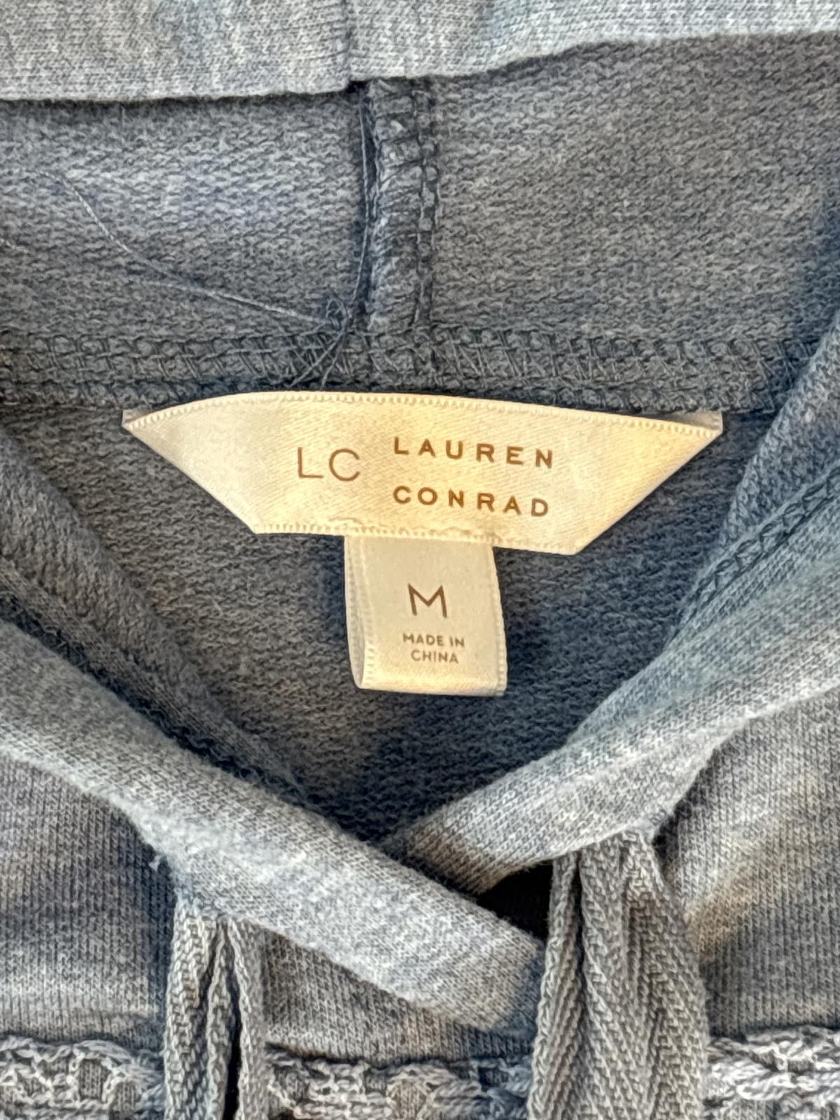 Lauren Conrad Lauren Conrad Medium Gray Hoodie with Embroidered Detail Size M / US 6-8 / IT 42-44 - 3 Thumbnail