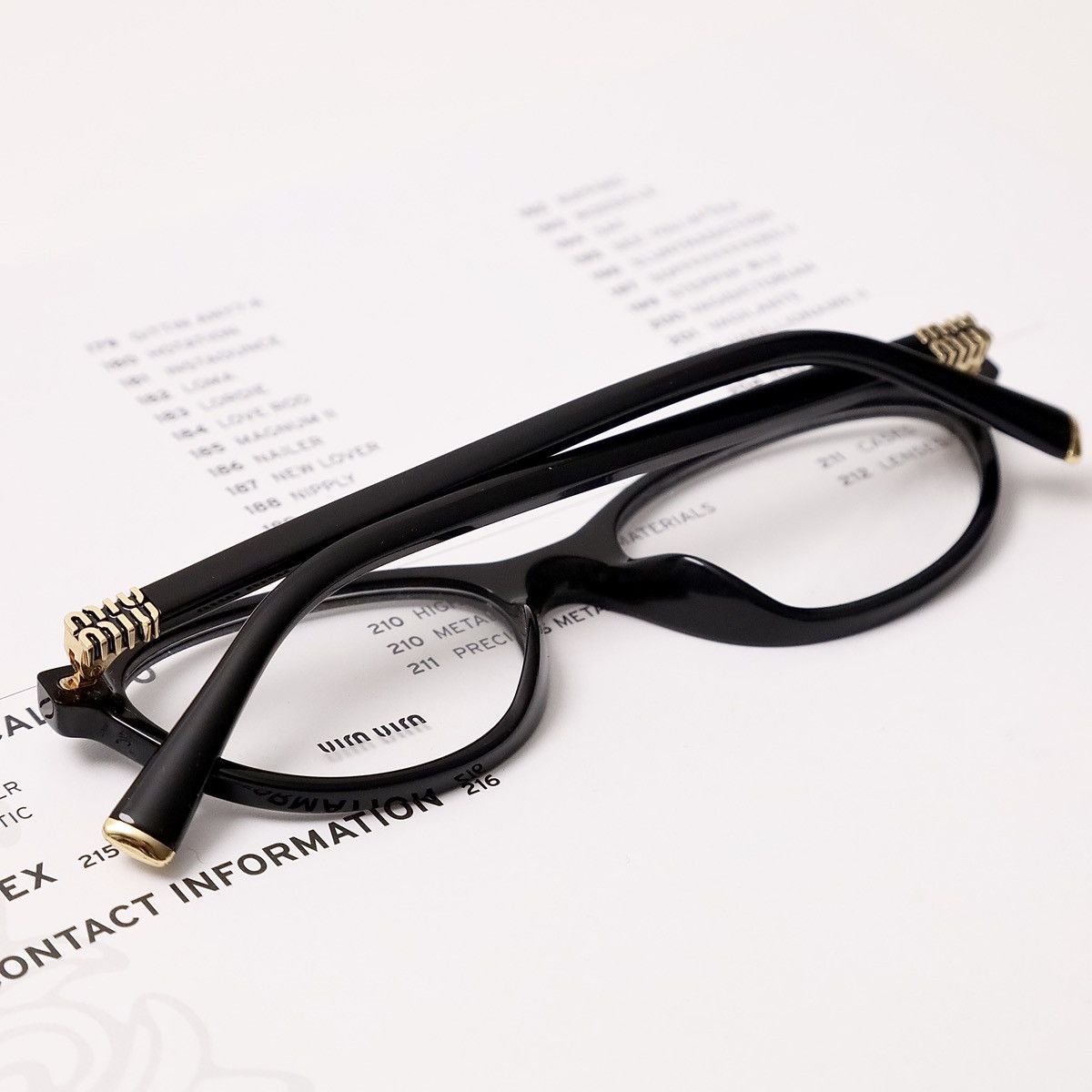 Miu Miu MIU MIU 0MU 09XV GLASSES Size ONE SIZE - 7 Thumbnail