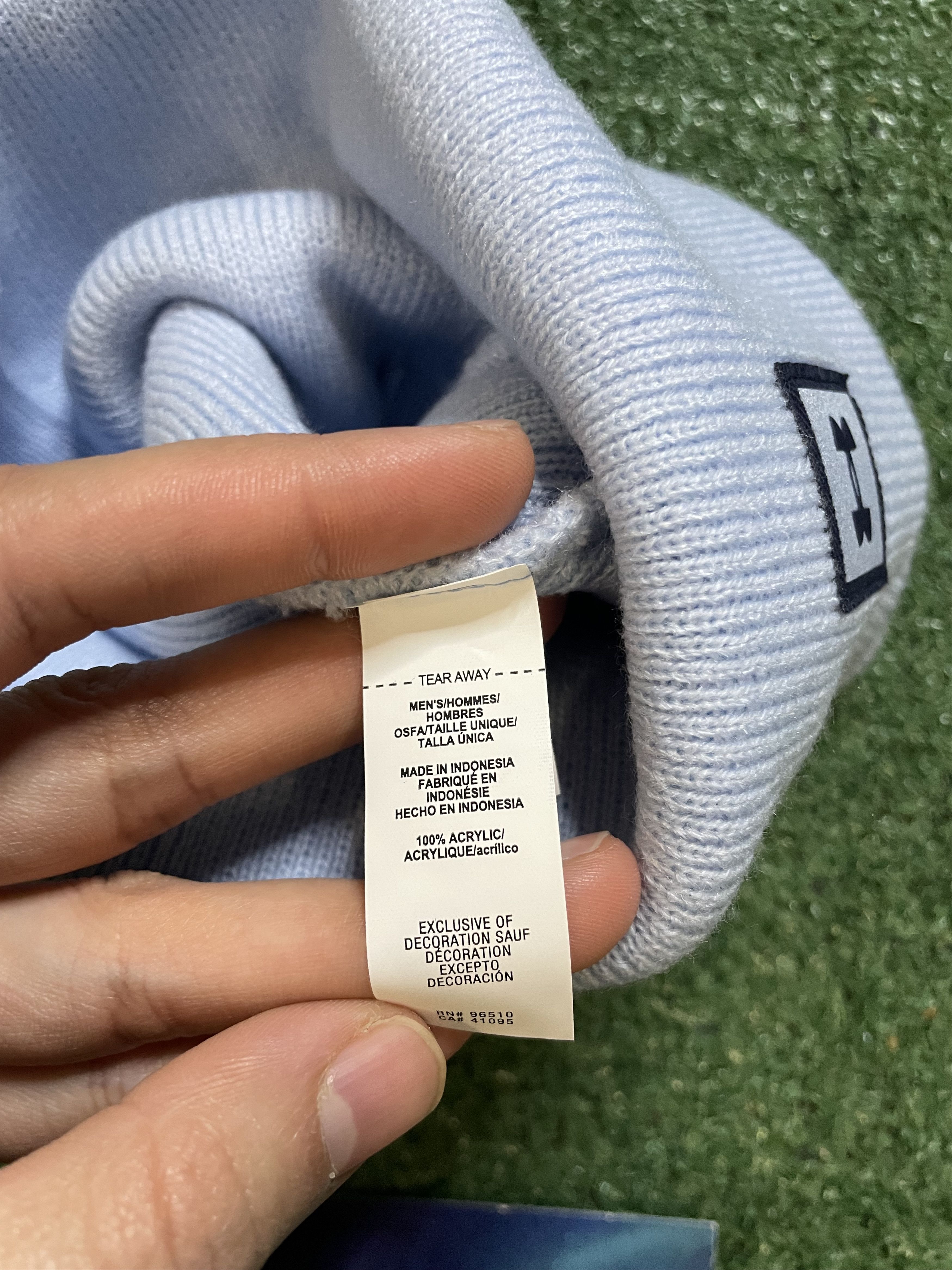 Under Armour Under Armour halftime light blue beanie Size ONE SIZE - 3 Thumbnail