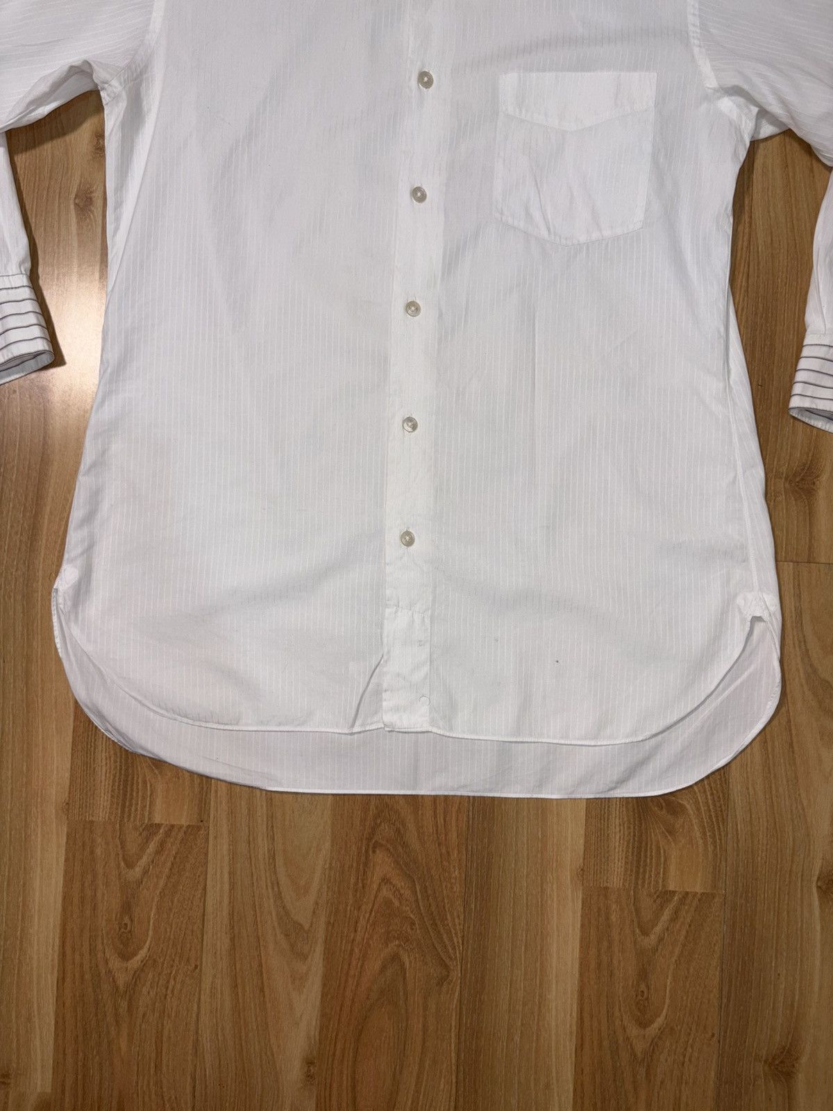 Christian Dior Monsieur VTG Christian Dior Monsieur Striped Shirt Japan Exclusive Size US S / EU 44-46 / 1 - 5 Thumbnail