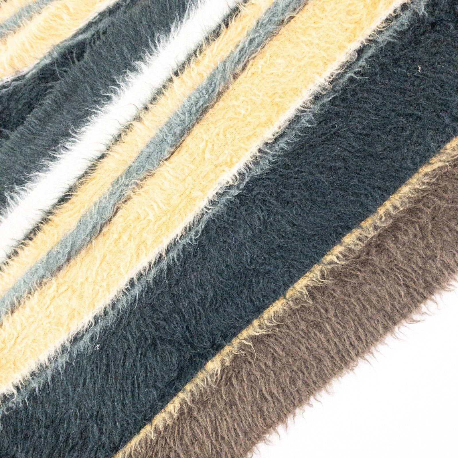 Other Cejon Brown Black White Striped Scarf Men Women One Size Size ONE SIZE - 6 Thumbnail