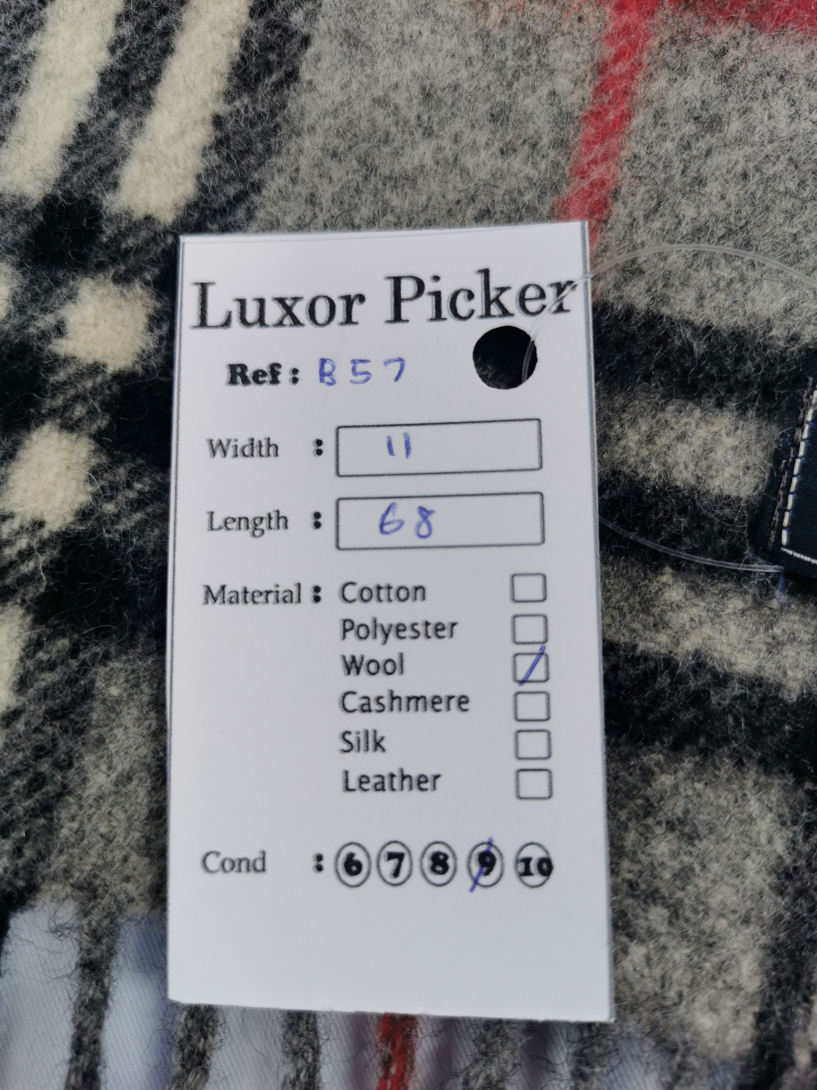 Burberry Burberrys scarf muffler lambswool Size ONE SIZE - 4 Thumbnail