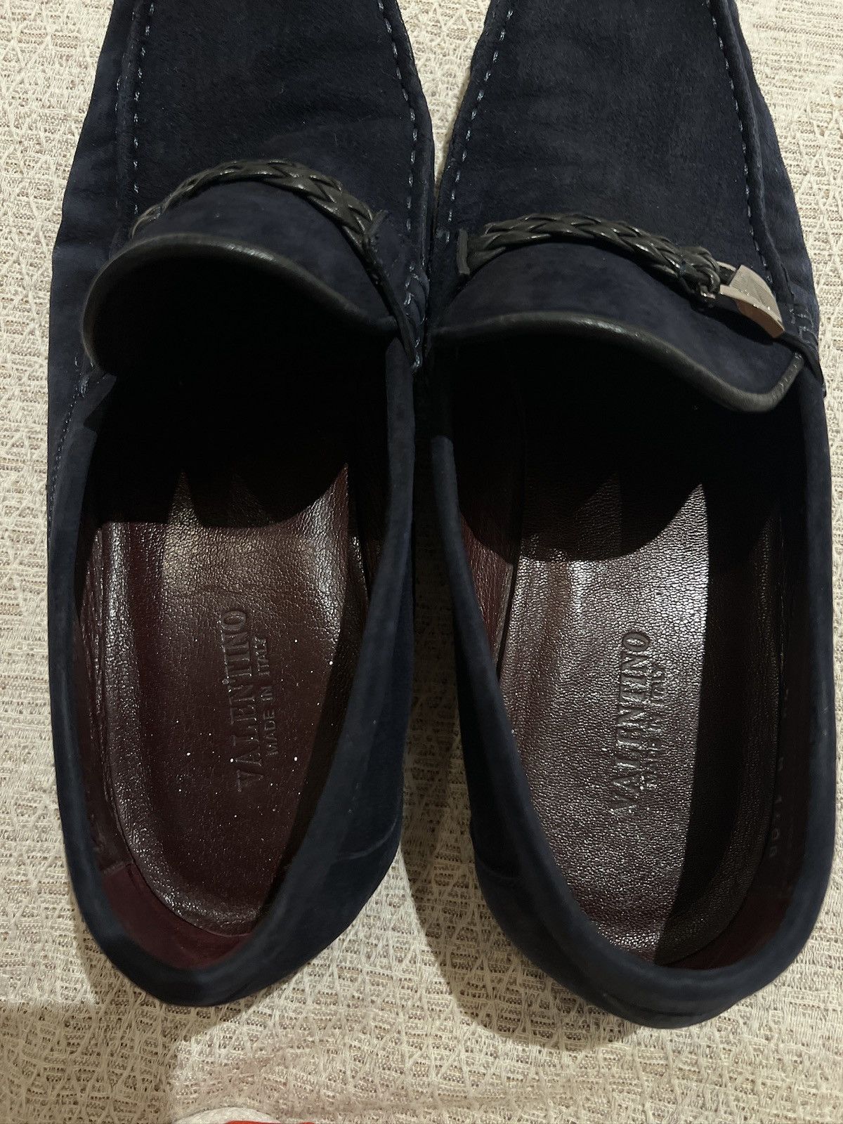 Valentino Valentino Suede Loafers Size US 7.5 / EU 40-41 - 3 Thumbnail