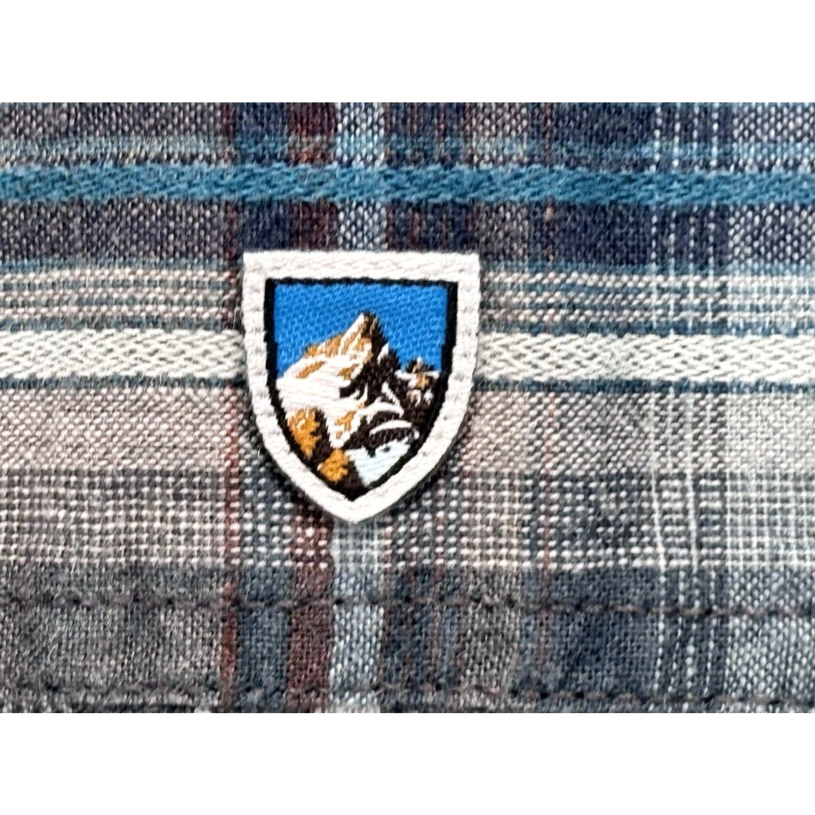 Vintage Kuhl Skorpio Linen Blend Shirt Small Mens Plaid Button Up Outdoor Hike Short Sleeve Size US S / EU 44-46 / 1 - 4 Thumbnail