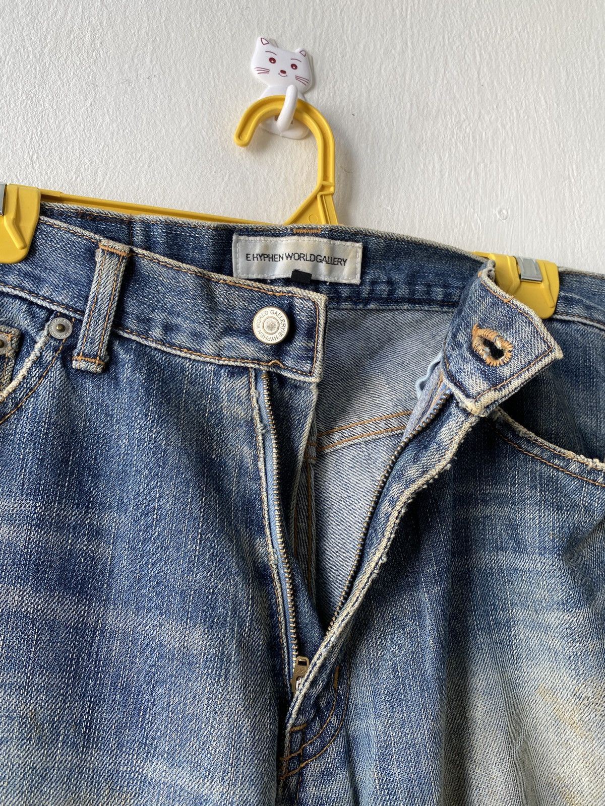 Japanese Brand Japanese Brand Ehyphen World Gallery Distressed Denim Size US 32 / EU 48 - 10 Thumbnail