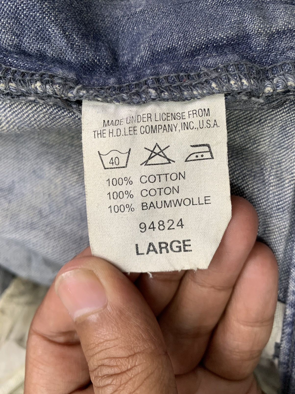 Lee × N.Hoolywood Lee x N.Hoolywood Denim Pant Made in Japan Size US 33 - 22 Thumbnail
